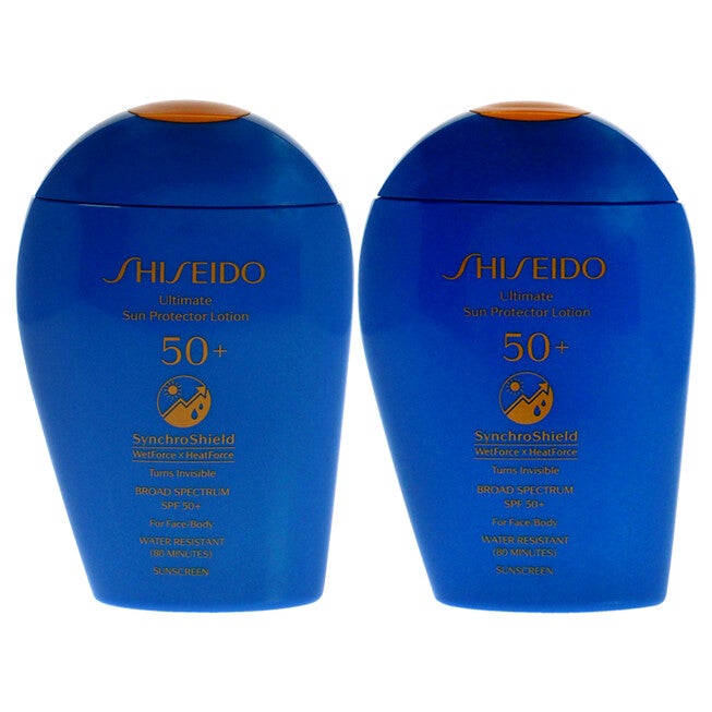 Ultimate Sun Protector Lotion SPF 50 Plus Duo by Shiseido for Women - 2 x 5 oz Lotion, , alternate image number null