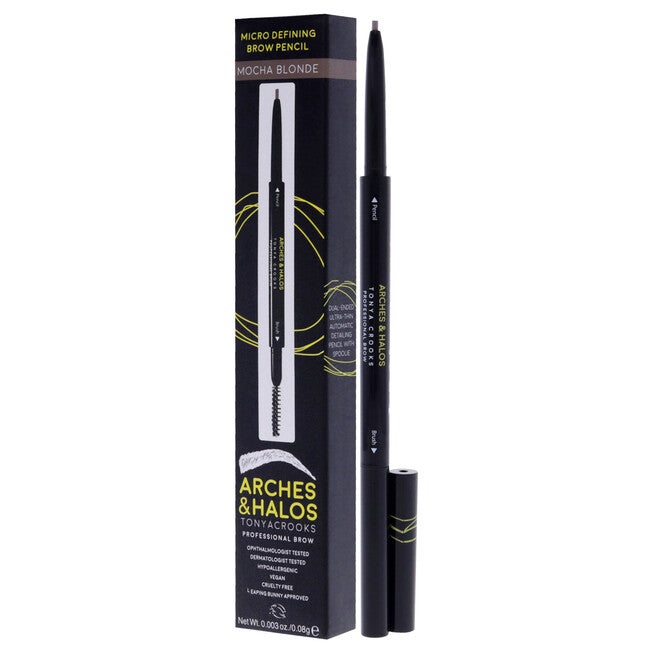 Micro Defining Brow Pencil - Mocha Blonde by Arches and Halos for Women - 0.003 oz Eyebrow Pencil, NA, alternate image number null