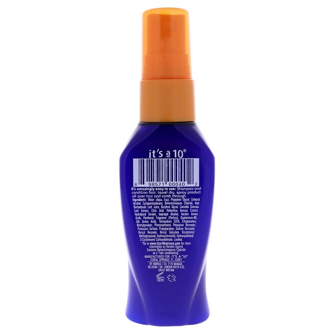 Miracle Leave In Plus Keratin by Its A 10 for Unisex - 2 oz Spray, , alternate image number null