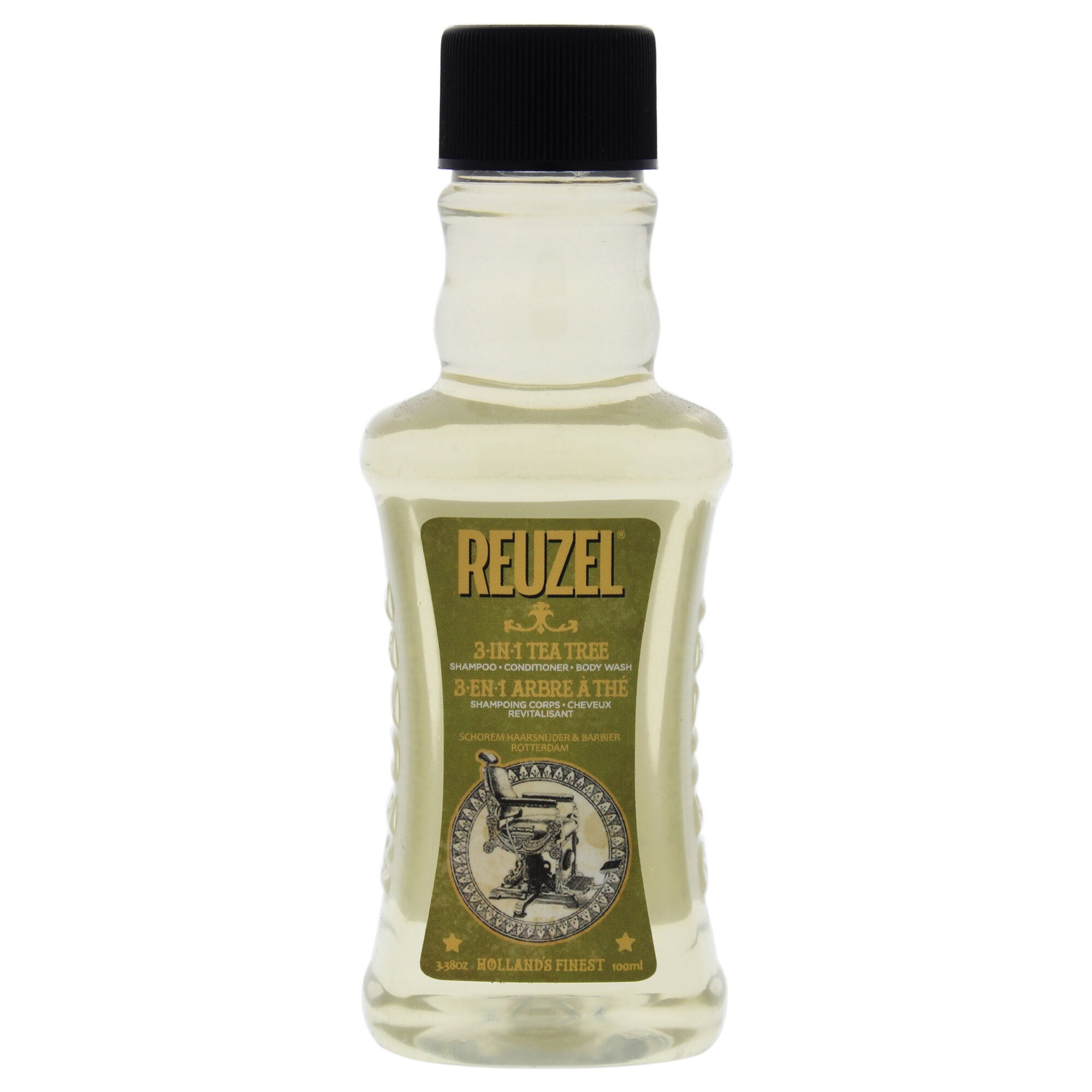 3-In-1 Tea Tree Shampoo by Reuzel for Men - 3.38 oz Shampoo, See Description, hi-res image number 0