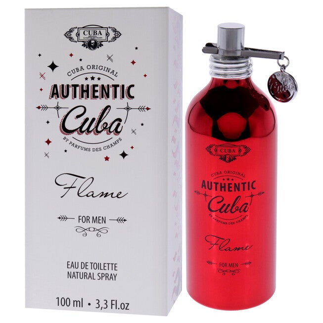 Cuba Authentic Flame by Cuba for Men - 3.3 oz EDT Spray, See Description, alternate image number 2