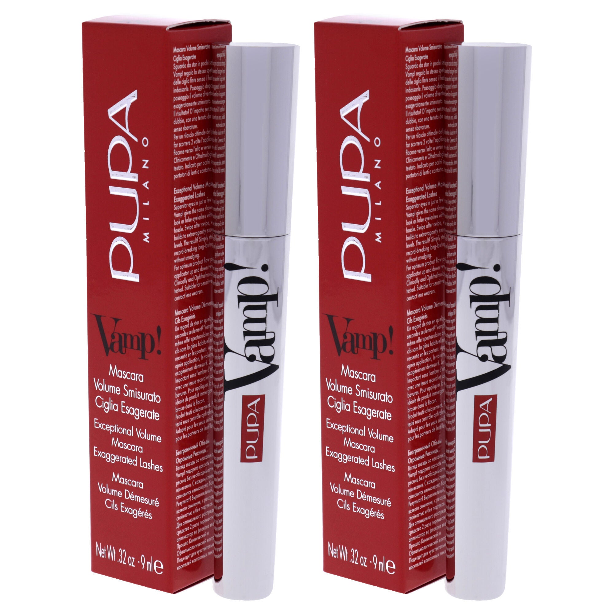 Vamp! Mascara - 200 Chocolate Brown by Pupa Milano for Women - 0.32 oz Mascara - Pack of 2, , alternate image number 7