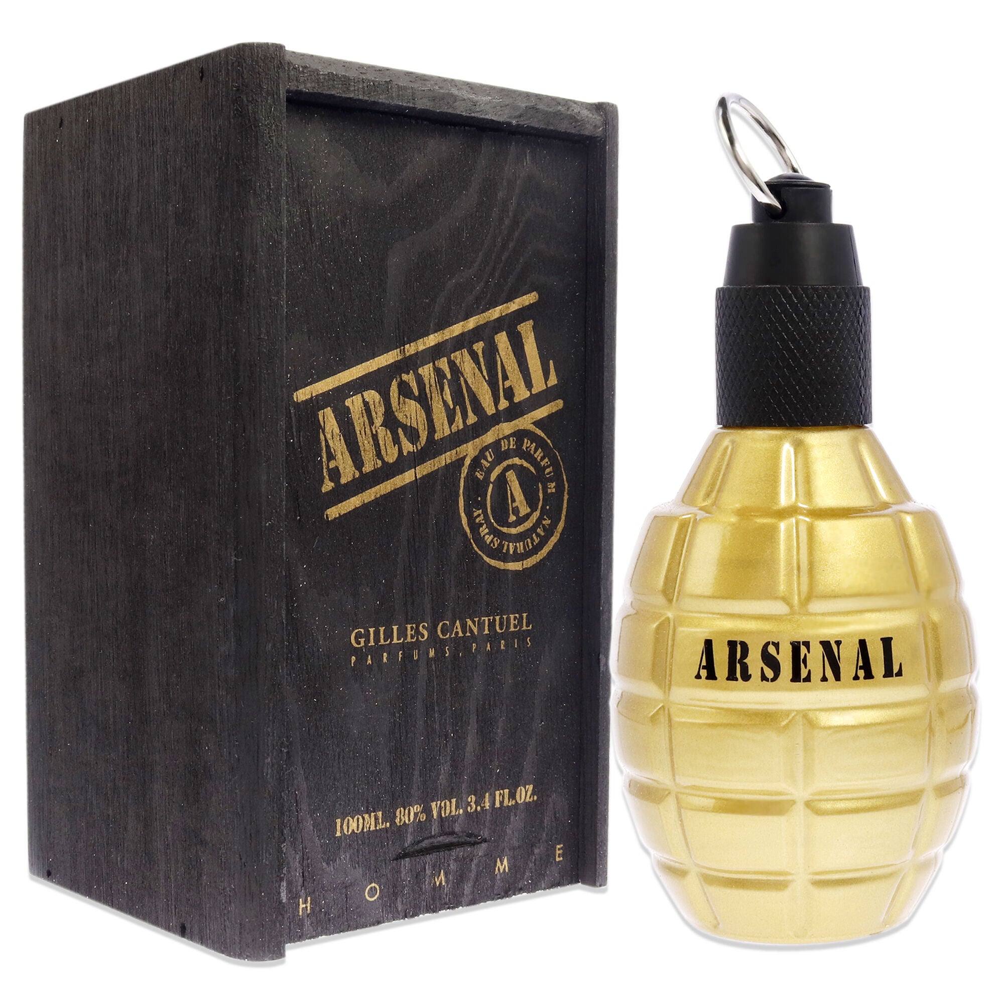 Arsenal Gold by Gilles Cantuel for Men - 3.4 oz EDP Spray, See Description, alternate image number 2