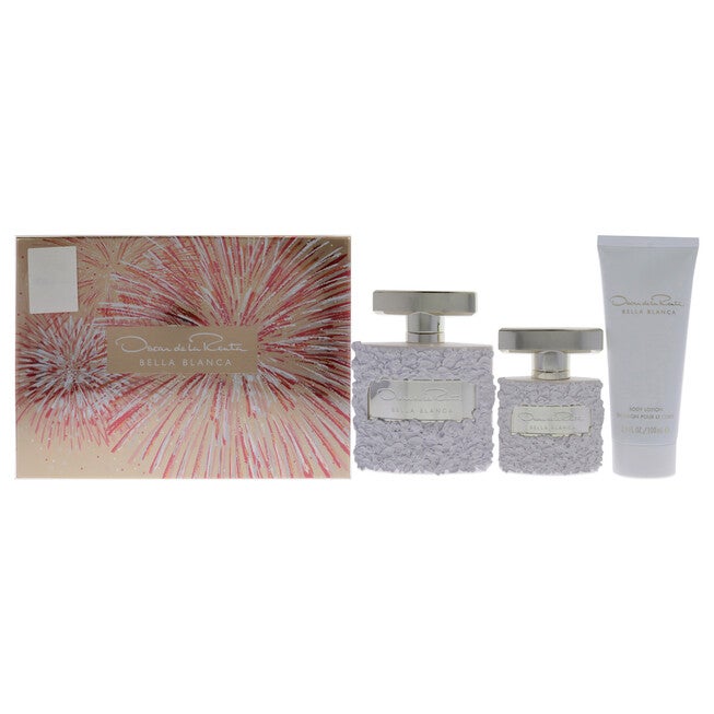 Bella Blanca by Oscar De La Renta for Women - 3 Pc Gift Set 3.4oz EDP Spray, 3.4oz Body Lotion, 1oz EDP Spray, NA, hi-res image number null