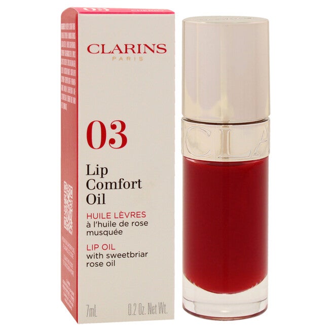 Lip Comfort Oil - 03 Cherry by Clarins for Women - 0.2 oz Lip Oil, NA, alternate image number null