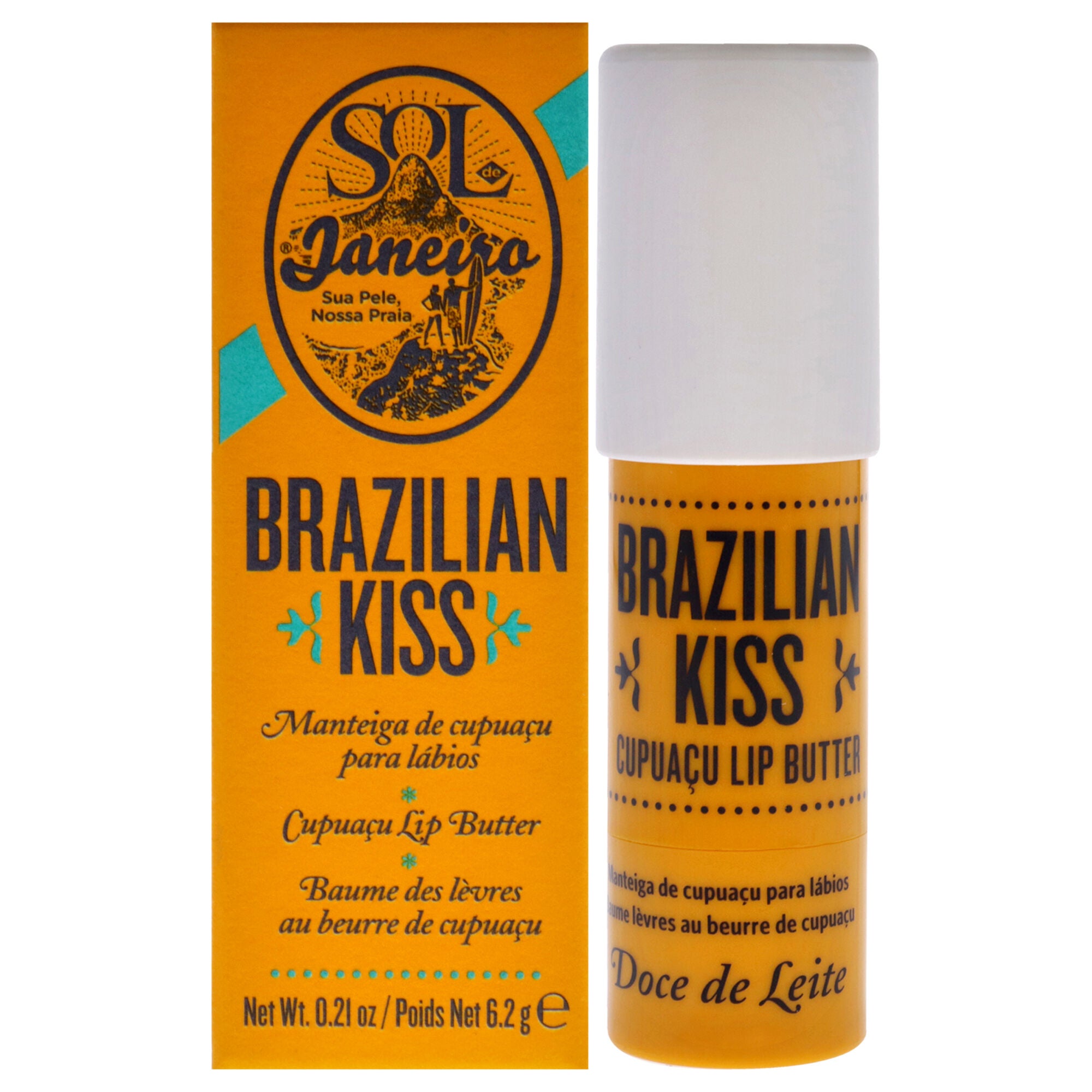 Brazilian Kiss Cupuacu Lip Butter by Sol de Janeiro for Unisex - 0.21 oz Lip Balm, NA, hi-res image number 0