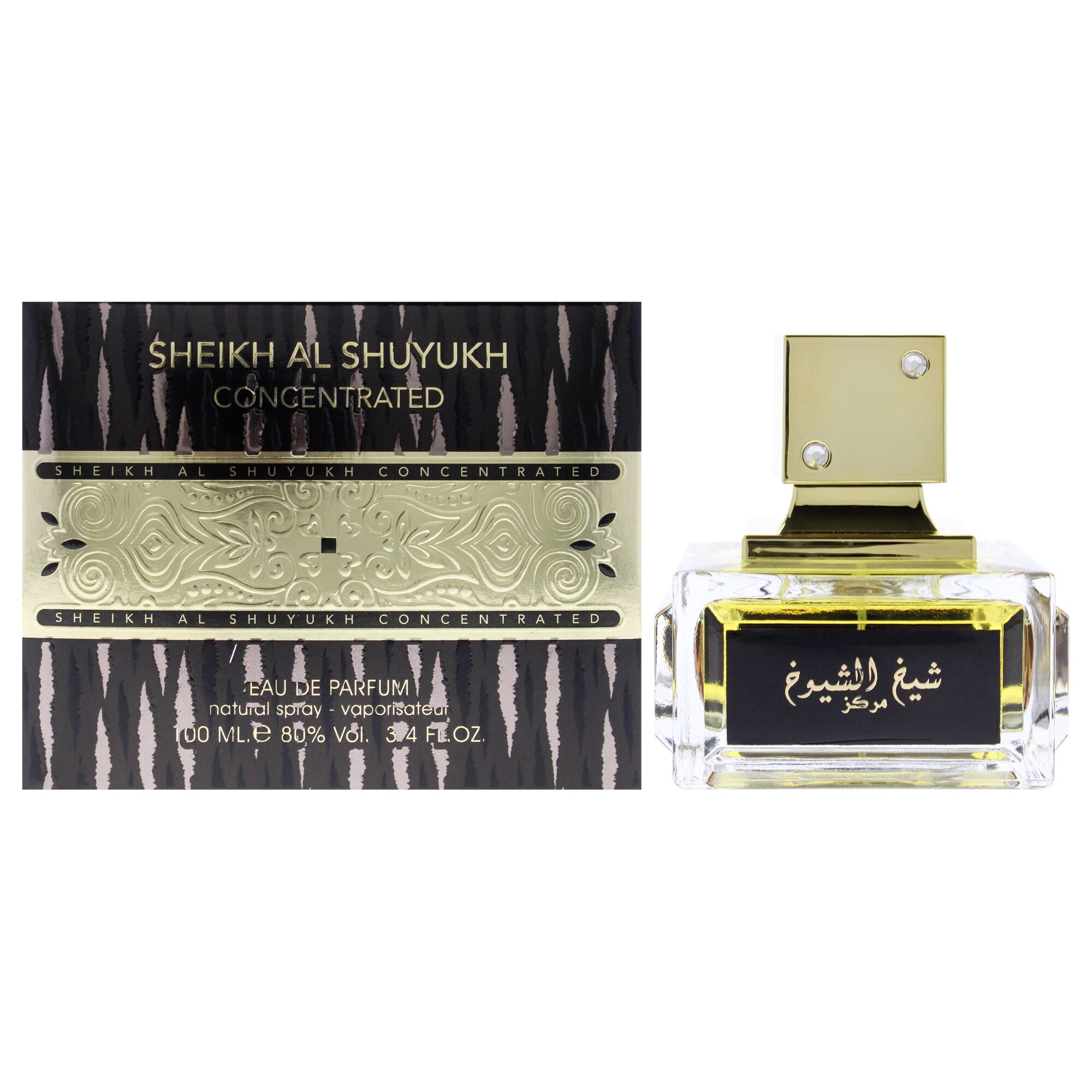 Sheikh Al Shuyukh Concentrated by Lattafa for Unisex - 3.4 oz EDP Spray, See Description, hi-res image number 0
