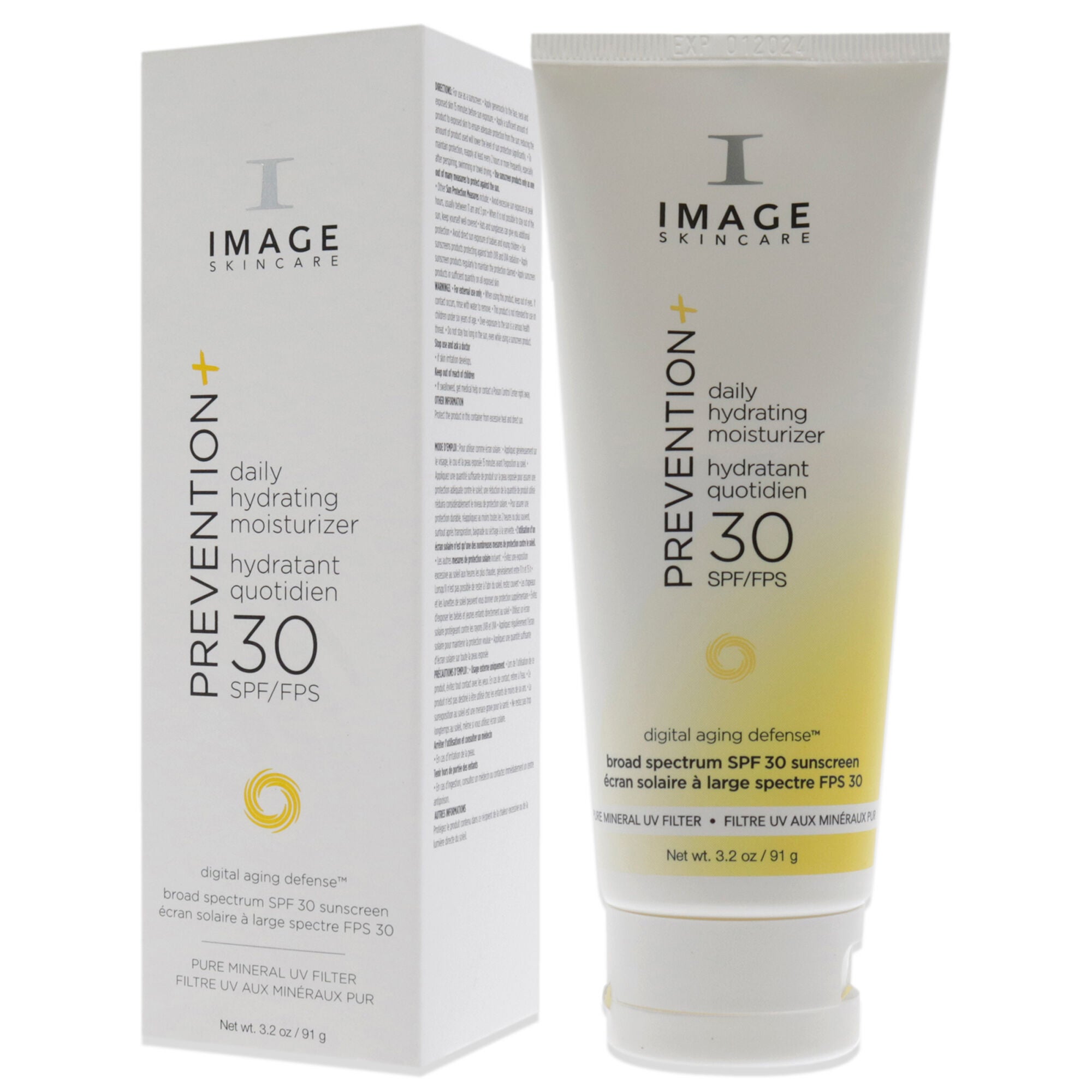 Prevention Plus Daily Hydrating Moisturizer SPF 30 by Image for Unisex - 3.2 oz Moisturizer, See Description, alternate image number 3