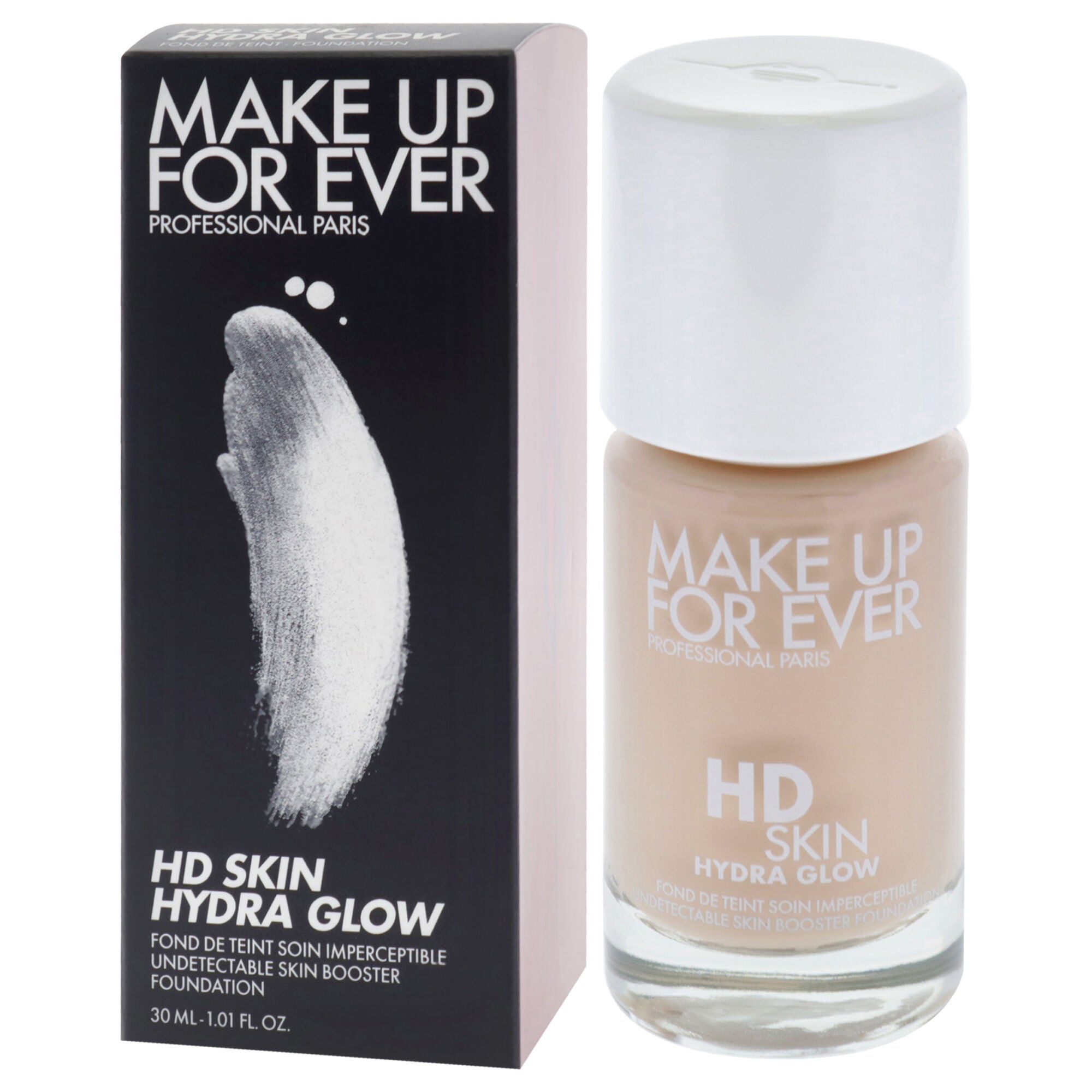 HD Skin Hydra Glow - 1N06 Porcelain by Make Up For Ever for Women - 1.01 oz Foundation, Beige, alternate image number 3