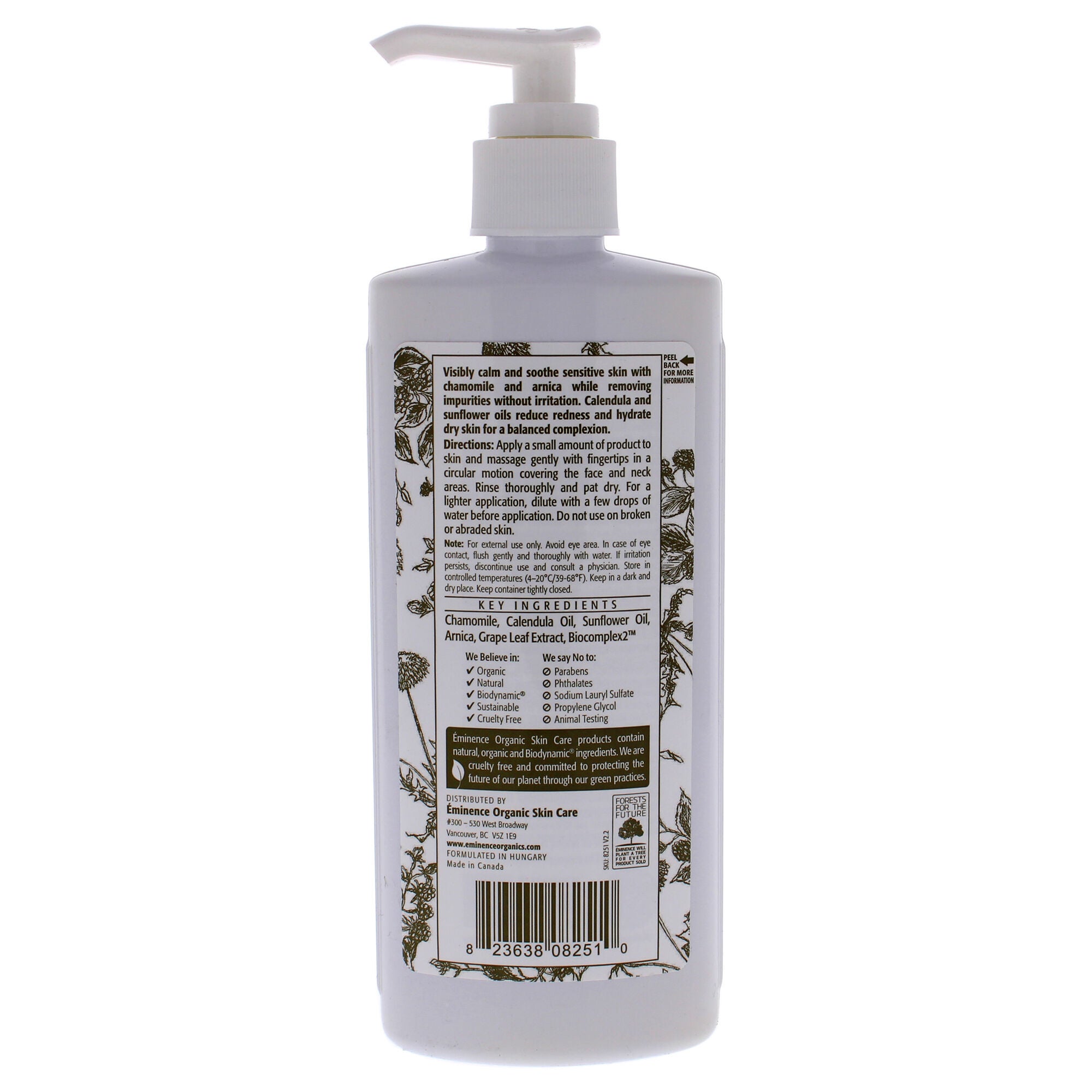 Calm Skin Chamomile Cleanser by Eminence for Unisex - 8.4 oz Cleanser, See Description, alternate image number 2