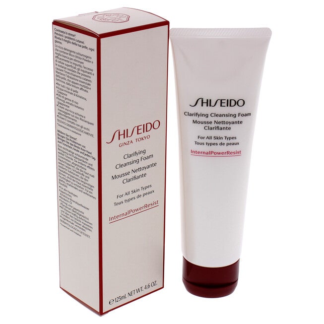Clarifying Cleansing Foam by Shiseido for Unisex - 4.6 oz Cleanser, See Description, alternate image number 3