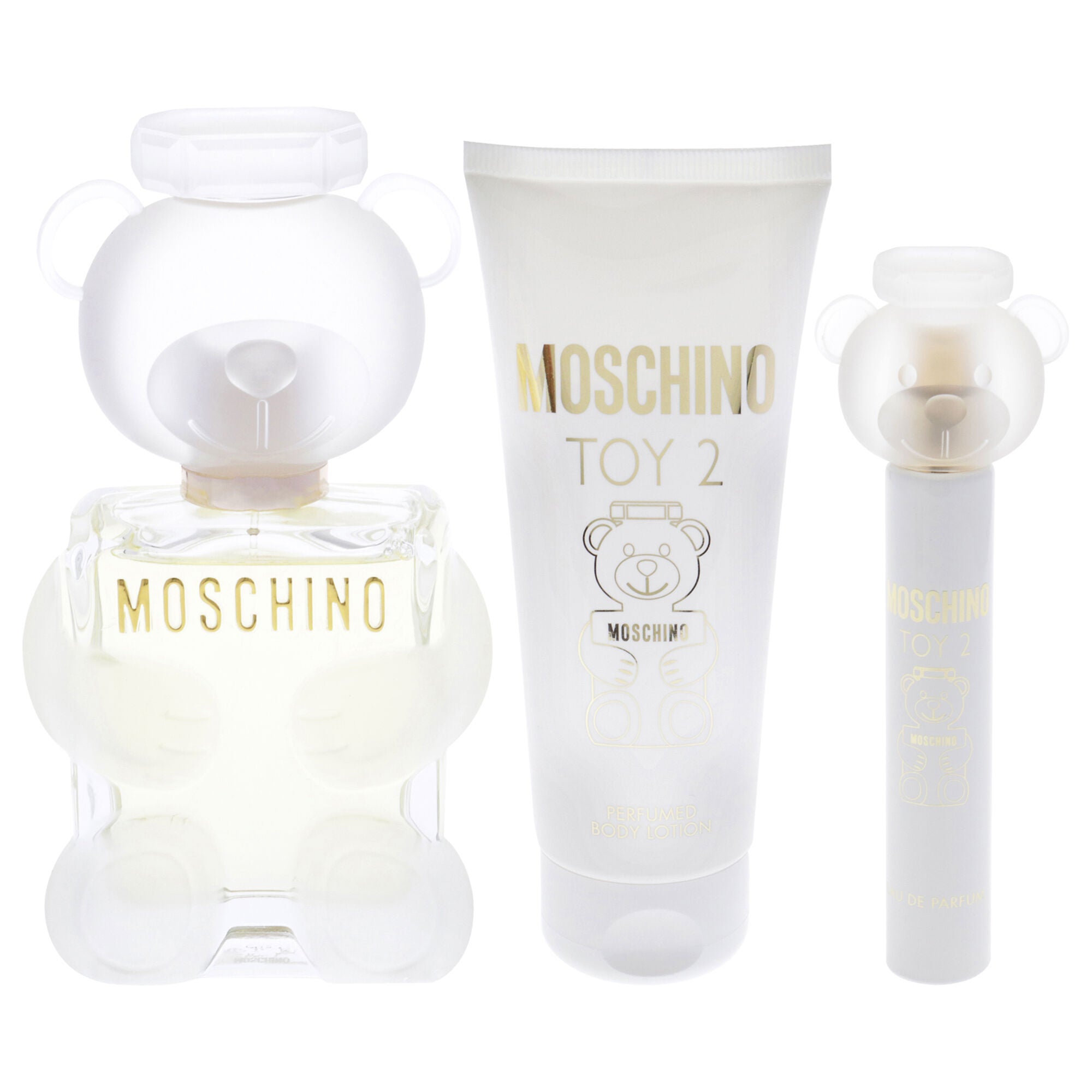 Moschino Toy 2 by Moschino for Women - 3 Pc Gift Set 3.4oz EDP Spray, 0.3oz EDP Spray, 3.4oz Body Lotion, See Description, alternate image number 1