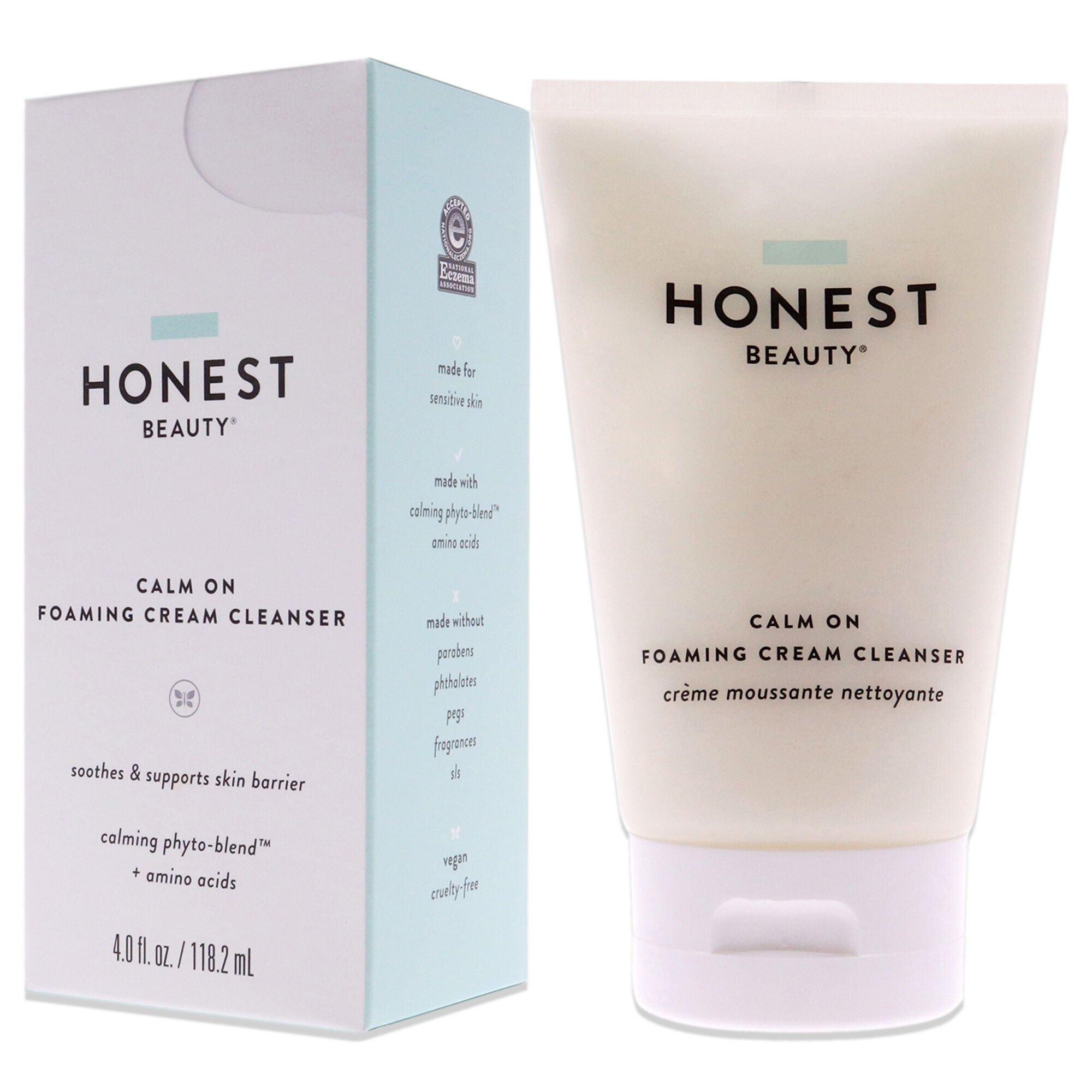 Calm on Foaming Cream Cleanser by Honest for Women - 4 oz Cleanser, , alternate image number 8