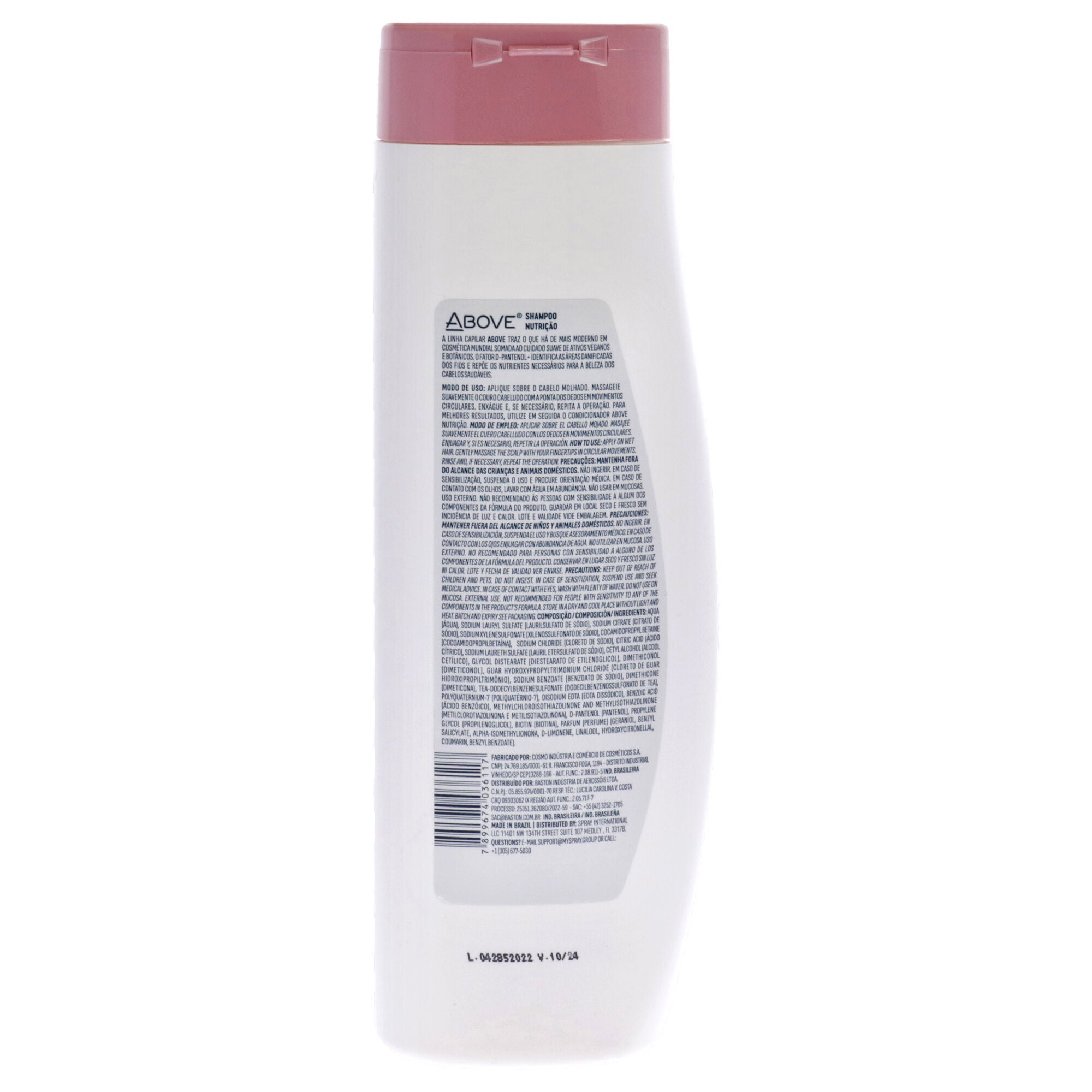Nutrition Shampoo by Above for Unisex - 10.9 oz Shampoo, See Description, alternate image number 1