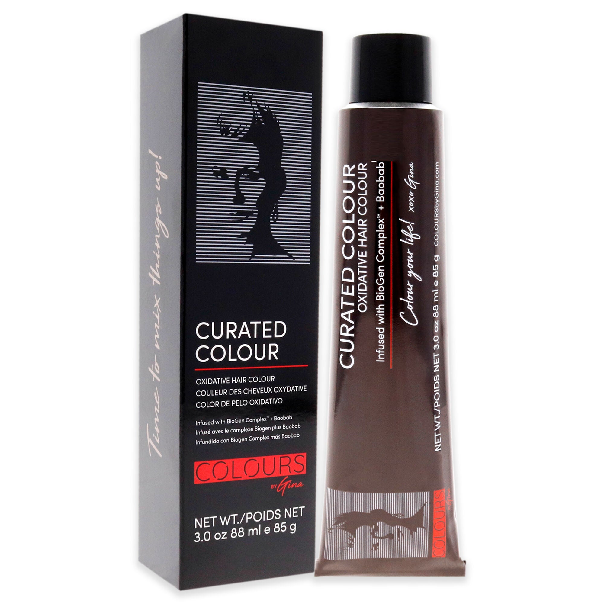 Curated Colour - 6.3-6GV Dark Beige Blonde by Colours By Gina for Unisex - 3 oz Hair Color, See Description, alternate image number 2