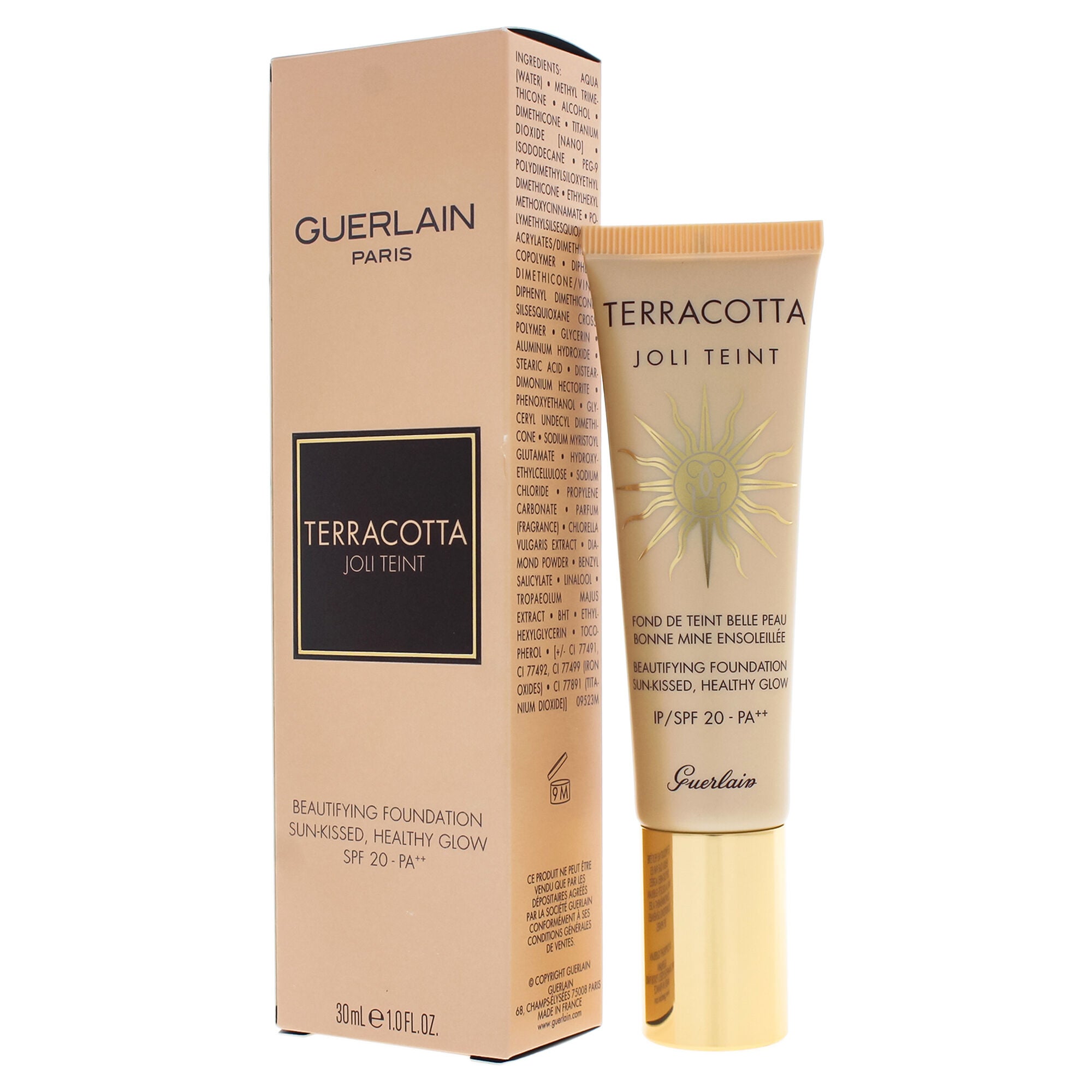 Terracotta Joli Teint Beautifying Foundation SPF 20 - Light by Guerlain for Women - 1 oz Foundation, See Description, alternate image number 1