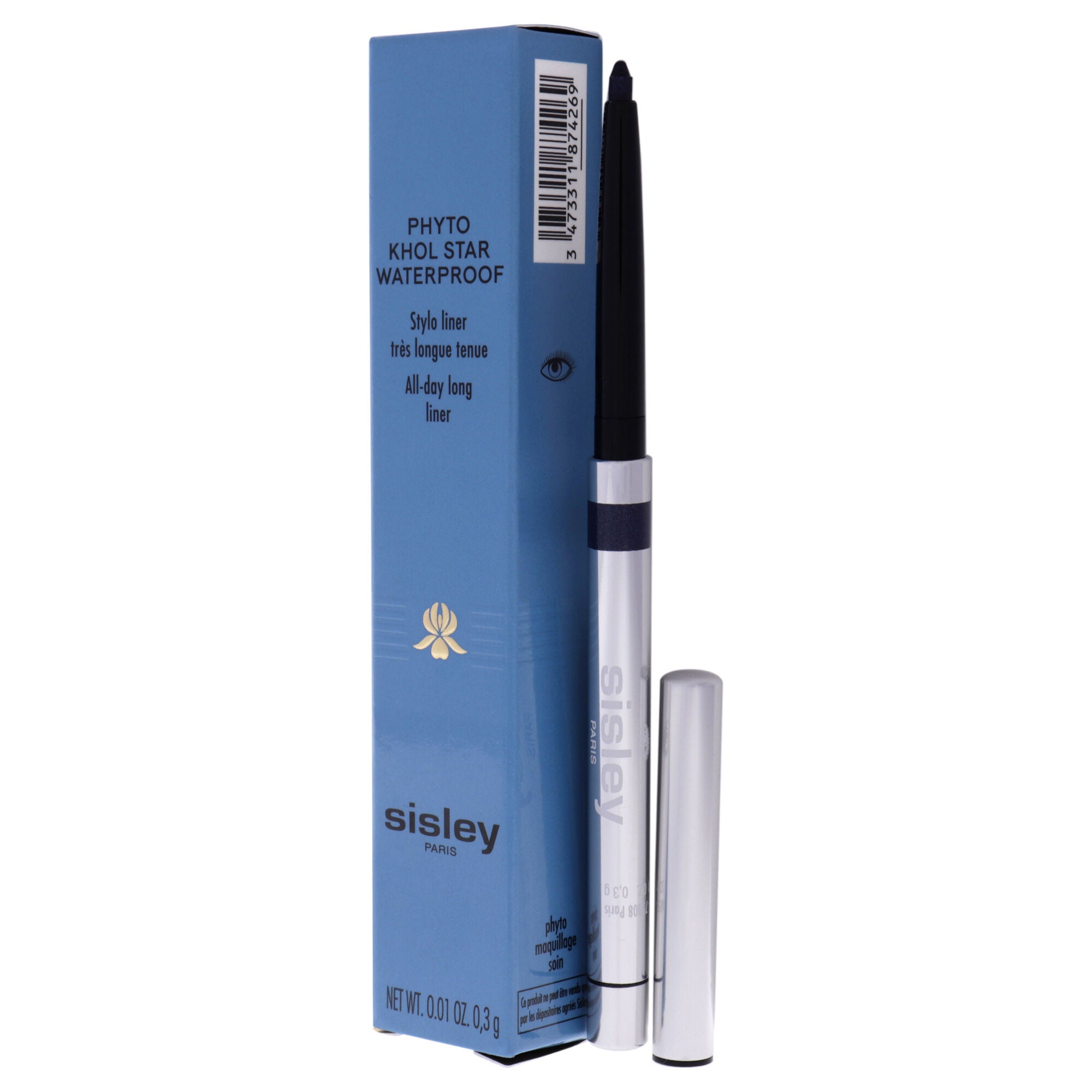 Phyto Khol Star Waterproof - 07 Mystic Blue by Sisley for Women - 0.01 oz Eyeliner, See Description, alternate image number 3