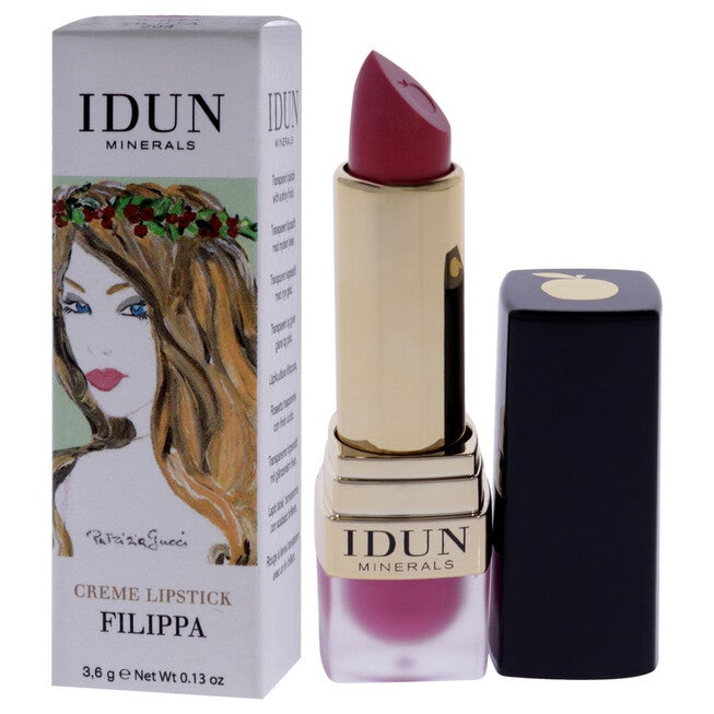 Creme Lipstick - 204 Filippa by Idun Minerals for Women - 0.13 oz Lipstick, See Description, alternate image number 2