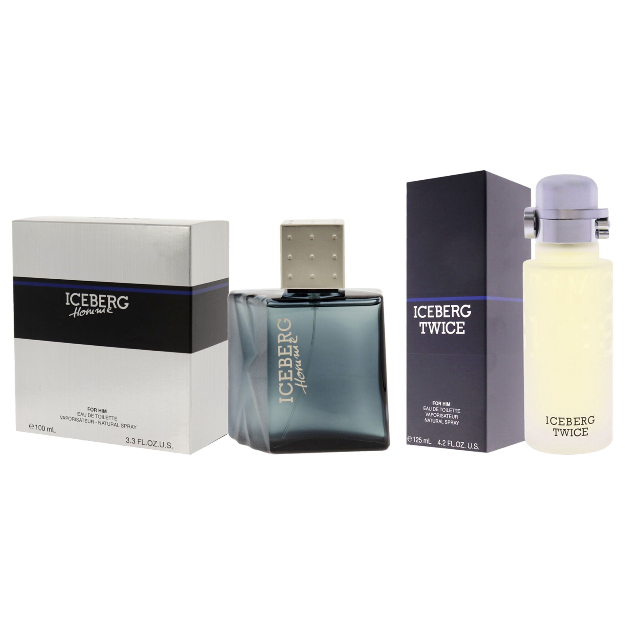 Iceberg Homme Kit by Iceberg for Men - 2 Pc Kit 3.3 oz EDT Spray, 4.2oz Iceberg Twice EDT Spray, See Description, alternate image number 2