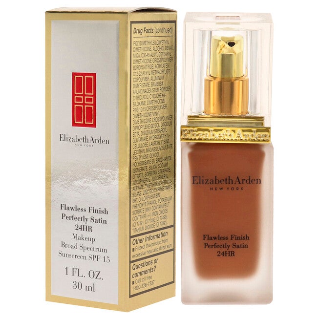 Flawless Finish Perfectly Satin 24HR Makeup SPF 15 - 17 Cocoa by Elizabeth Arden for Women - 1 oz Foundation, See Description, alternate image number 3