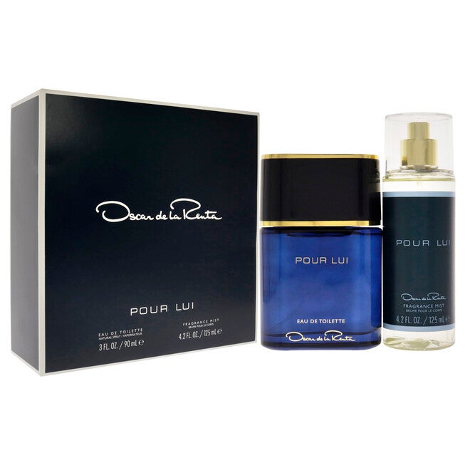Oscar Pour Lui by Oscar De La Renta for Men - 2 Pc Gift Set 3oz EDT Spray, 4.2oz Fragrance Mist, NA, alternate image number null