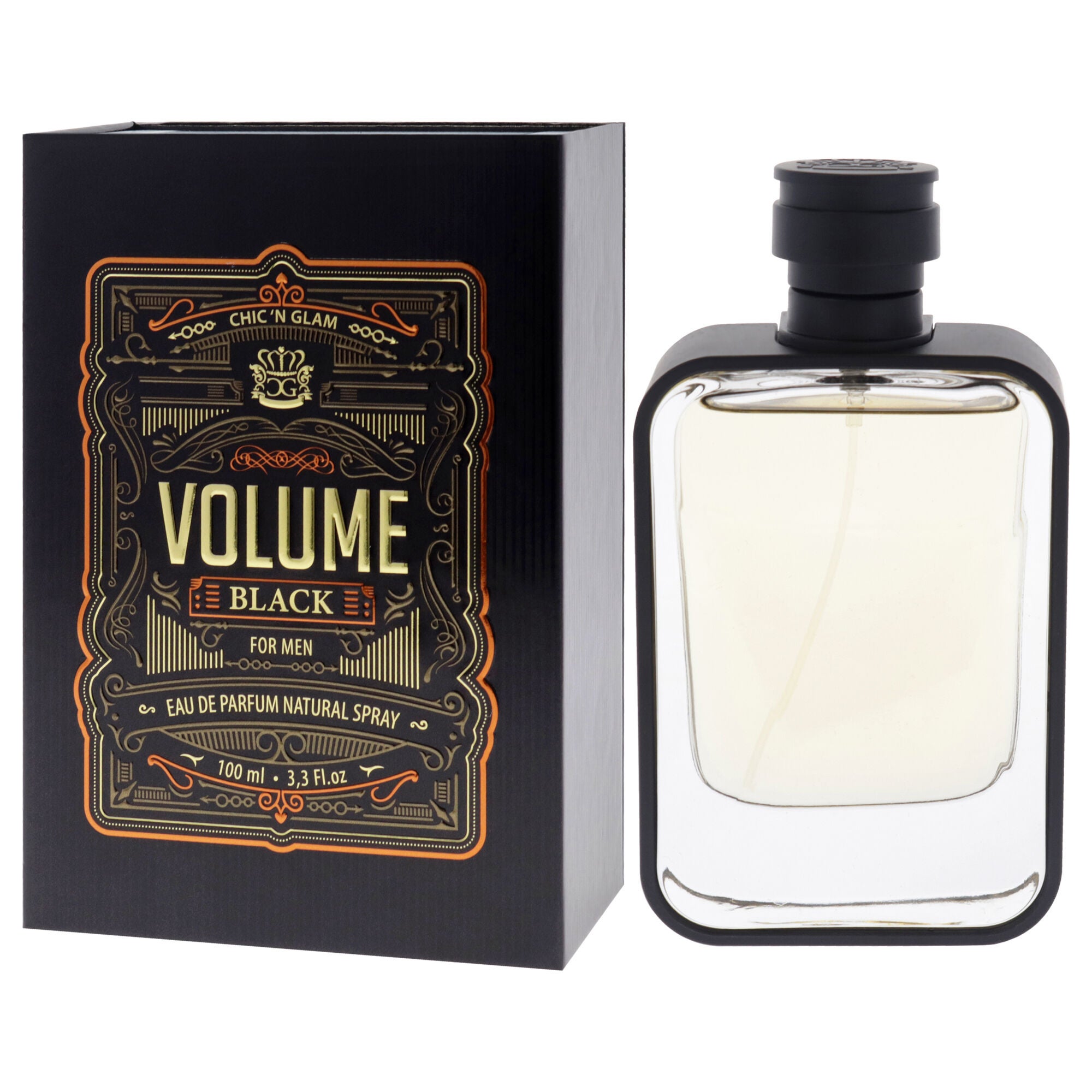 Volume Black by Chic N Glam for Men - 3.3 oz EDP Spray, See Description, alternate image number 3