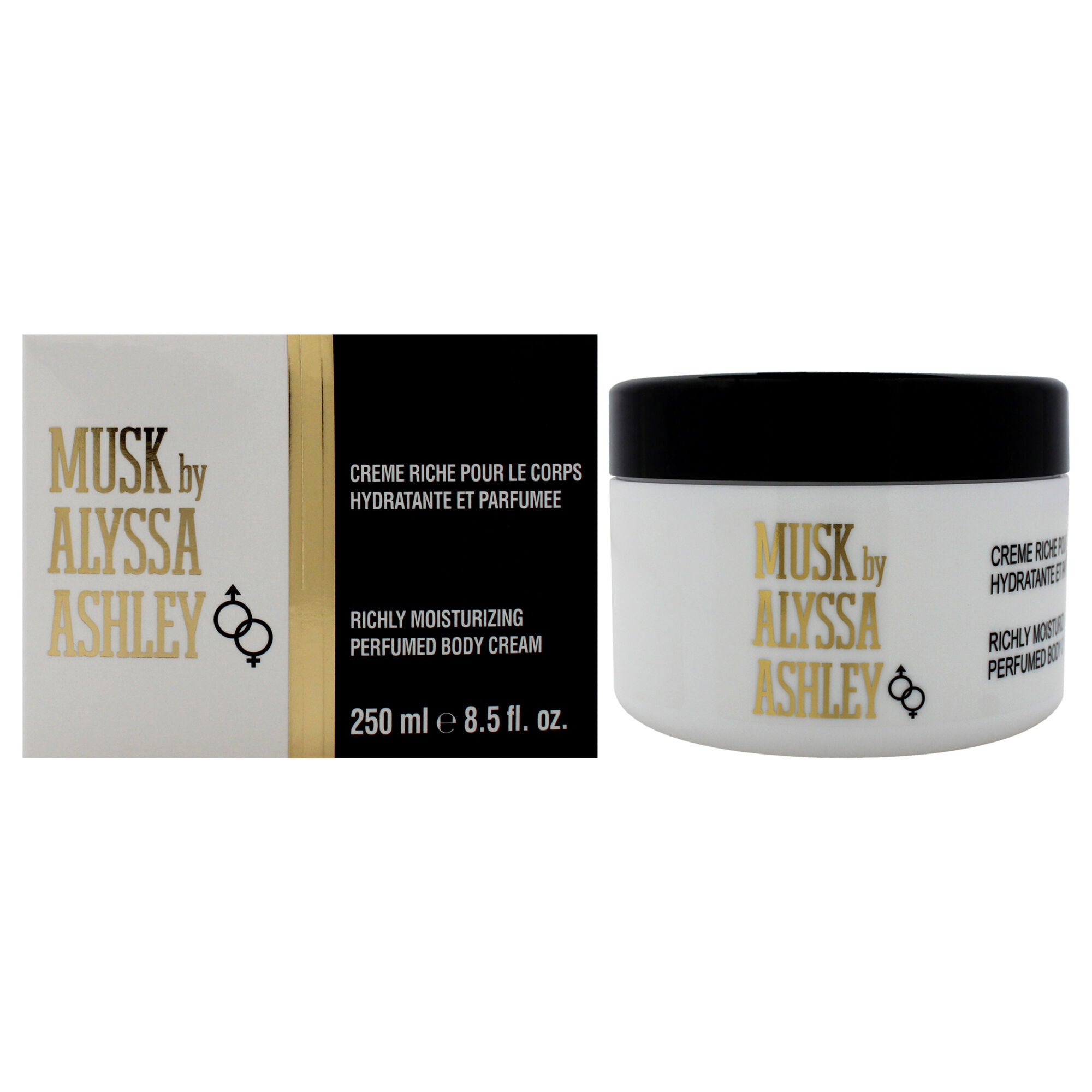 Musk Perfumed Body Cream by Alyssa Ashley for Unisex - 8.5 oz Body Cream, See Description, hi-res image number 0