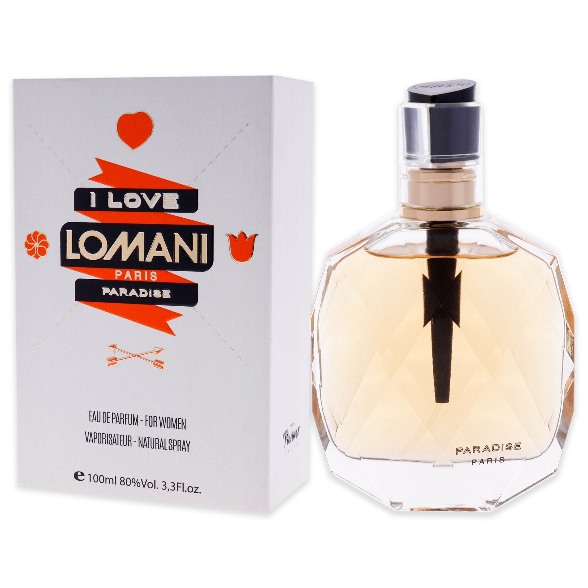 I Love Lomani Paradise by Lomani for Women - 3.4 EDP Spray, , alternate image number 7