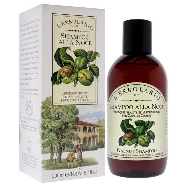 Shampoo - Walnut by LErbolario for Unisex - 6.7 oz Shampoo, , alternate image number null