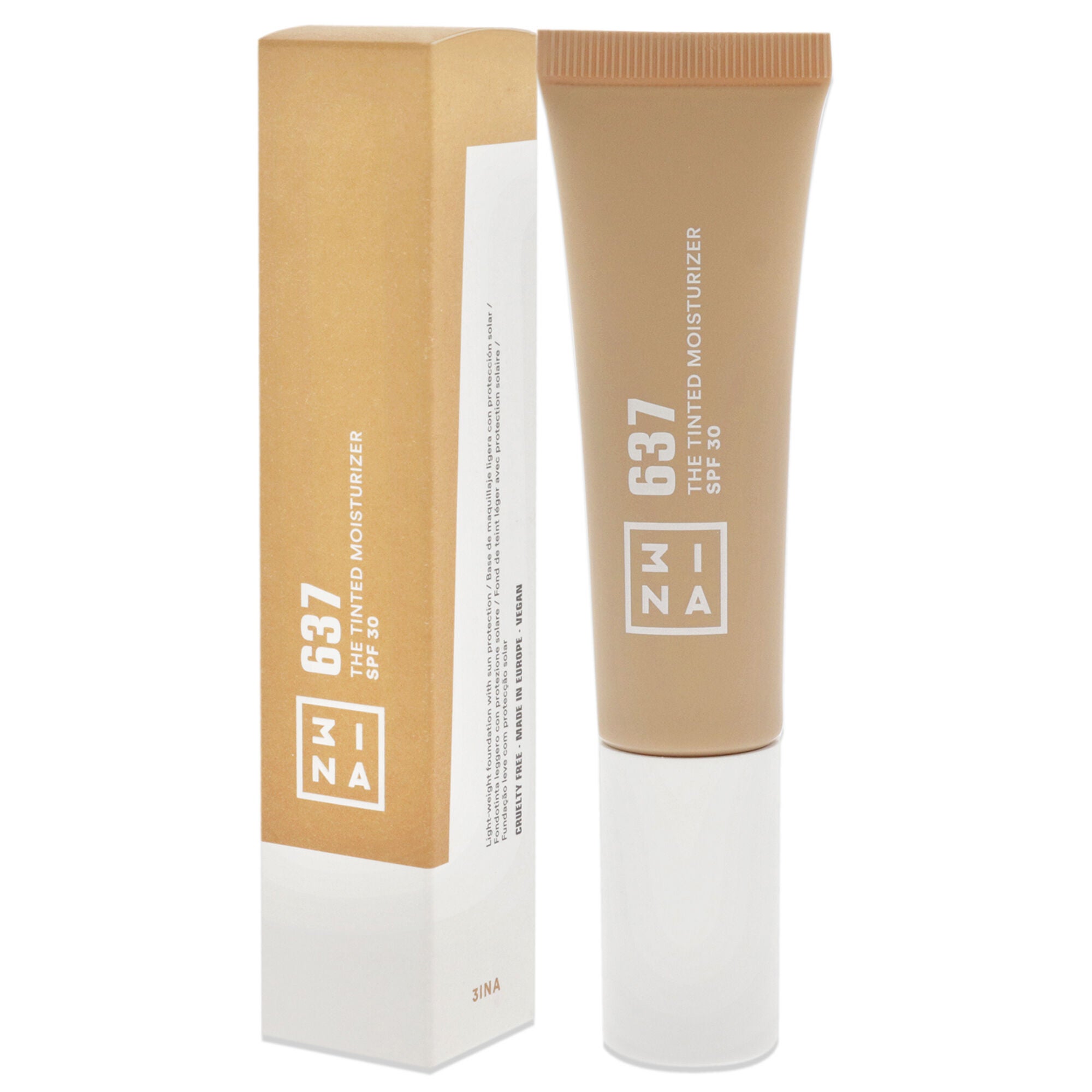 The Tinted Moisturizer SPF 30 - 637 by 3INA for Women - 1 oz Foundation, See Description, alternate image number 3