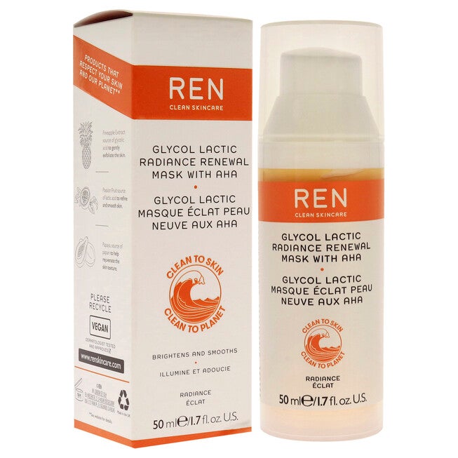 Glycol Lactic Radiance Renewal Mask by REN for Unisex - 1.7 oz Mask, , alternate image number null