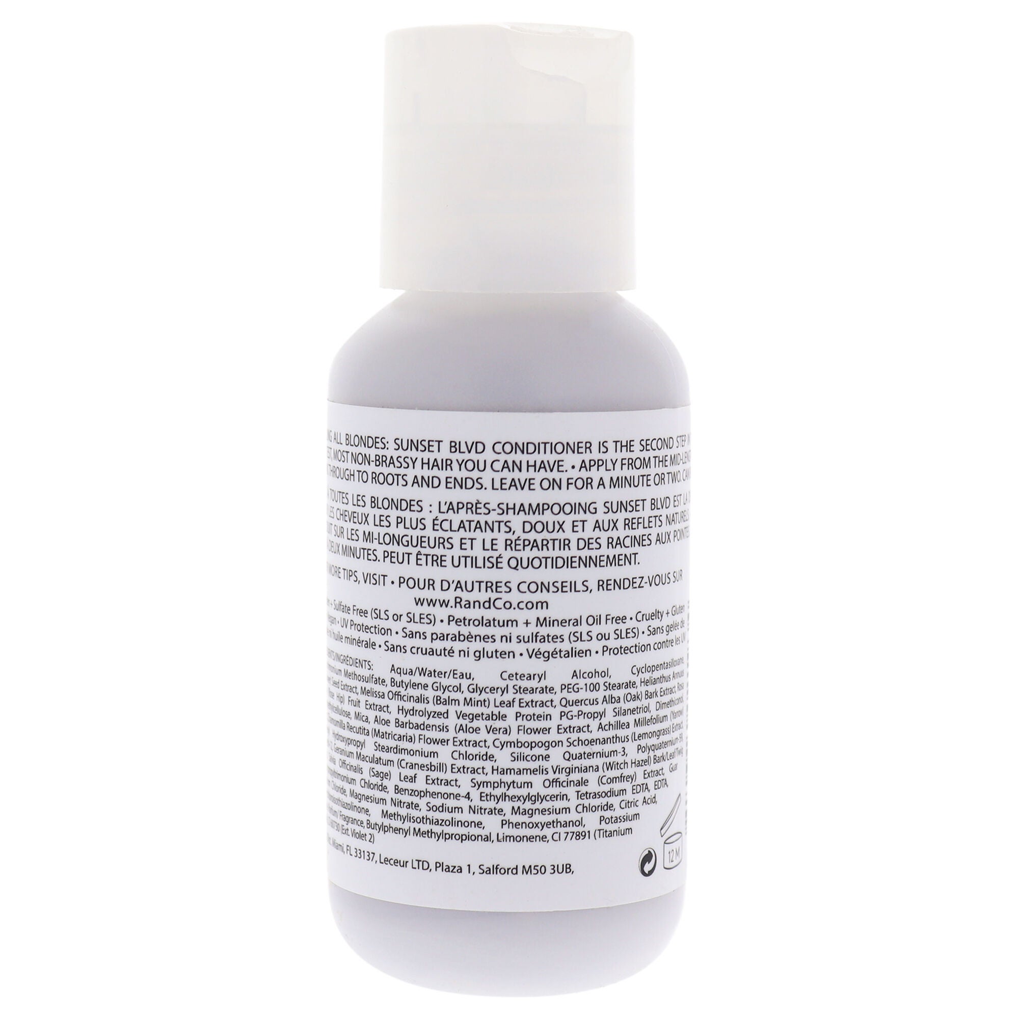 Sunset Blvd Blonde Conditioner by R+Co for Unisex - 1.7 oz Conditioner, See Description, alternate image number 1