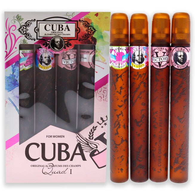 Cuba Quad I by Cuba for Women - 4 Pc Gift Set, NA, hi-res image number null