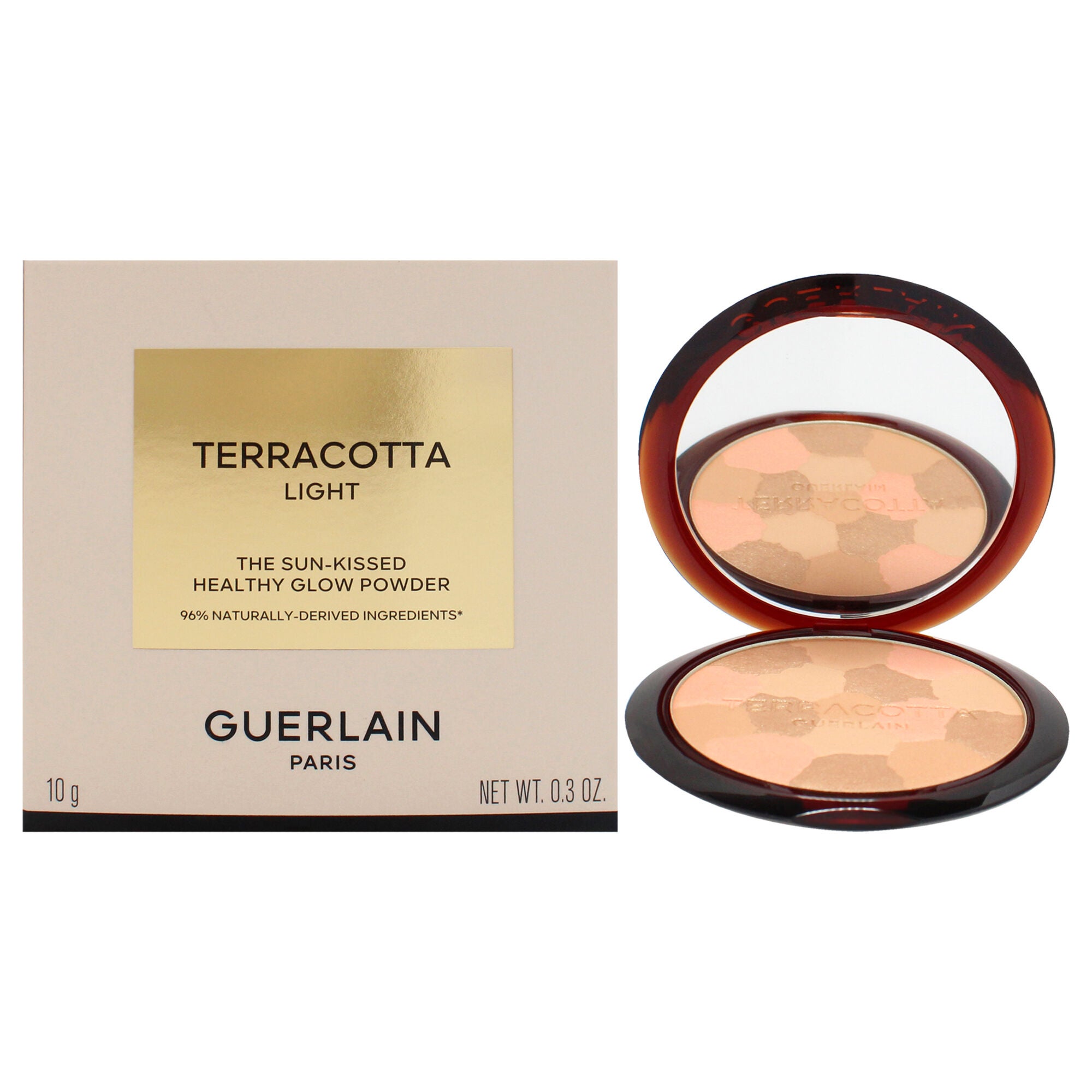 Terracotta Light The Sun Kissed Healthy Glow Powder - 03 Medium Warm by Guerlain for Women - 0.3 oz Powder, See Description, hi-res image number 0