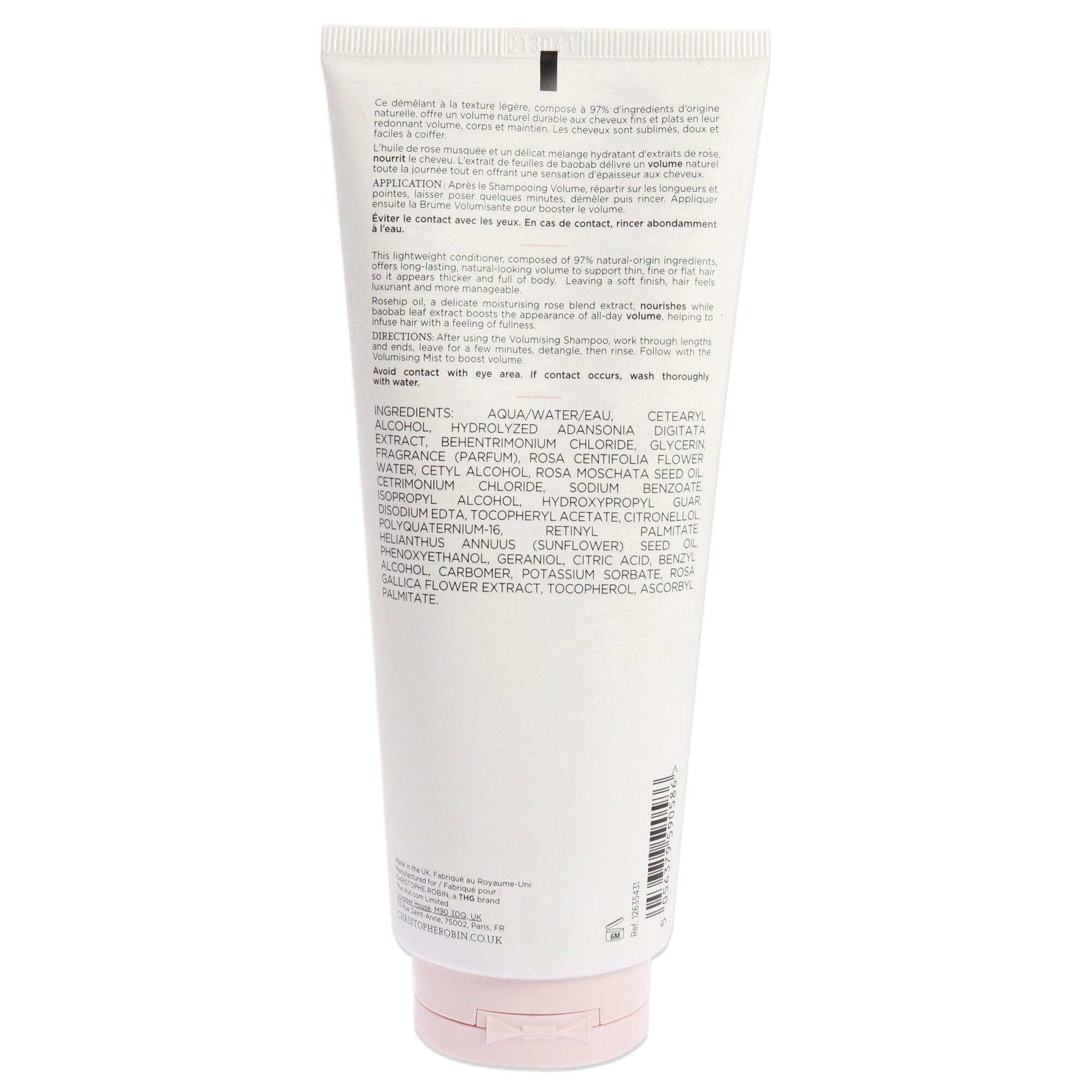 Delicate Volumizing Conditioner with Rose Extracts by Christophe Robin for Unisex - 6.7 oz Conditioner, , alternate image number 4