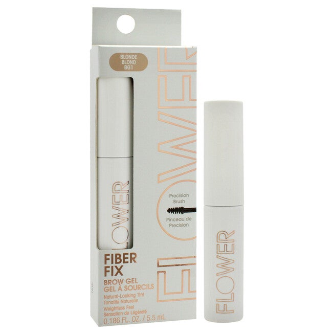 Fiber Fix Brow Gel - BG1 Blonde by Flower Beauty for Women - 0.186 oz Eyebrow Gel, NA, alternate image number null