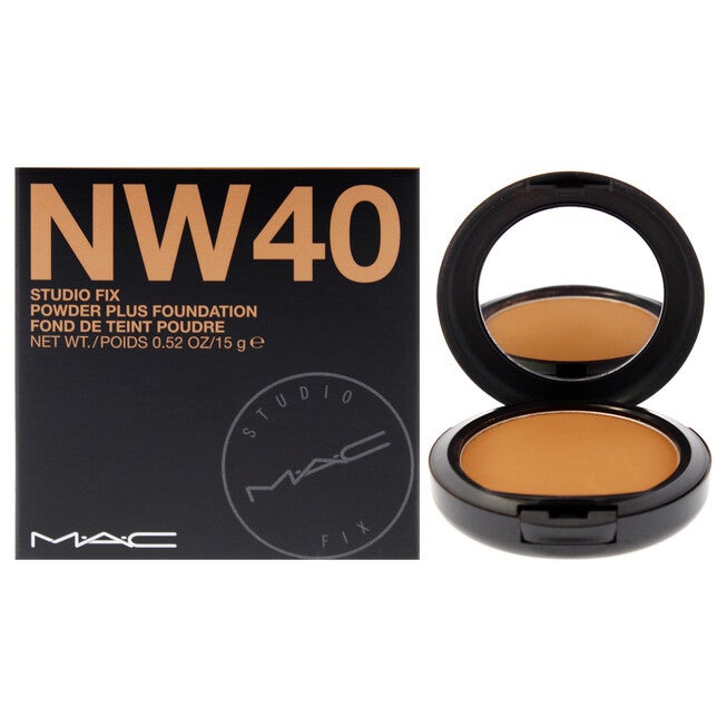 Studio Fix Powder Plus Foundation - NW40 by MAC for Women - 0.52 oz Foundation, See Description, hi-res image number 0