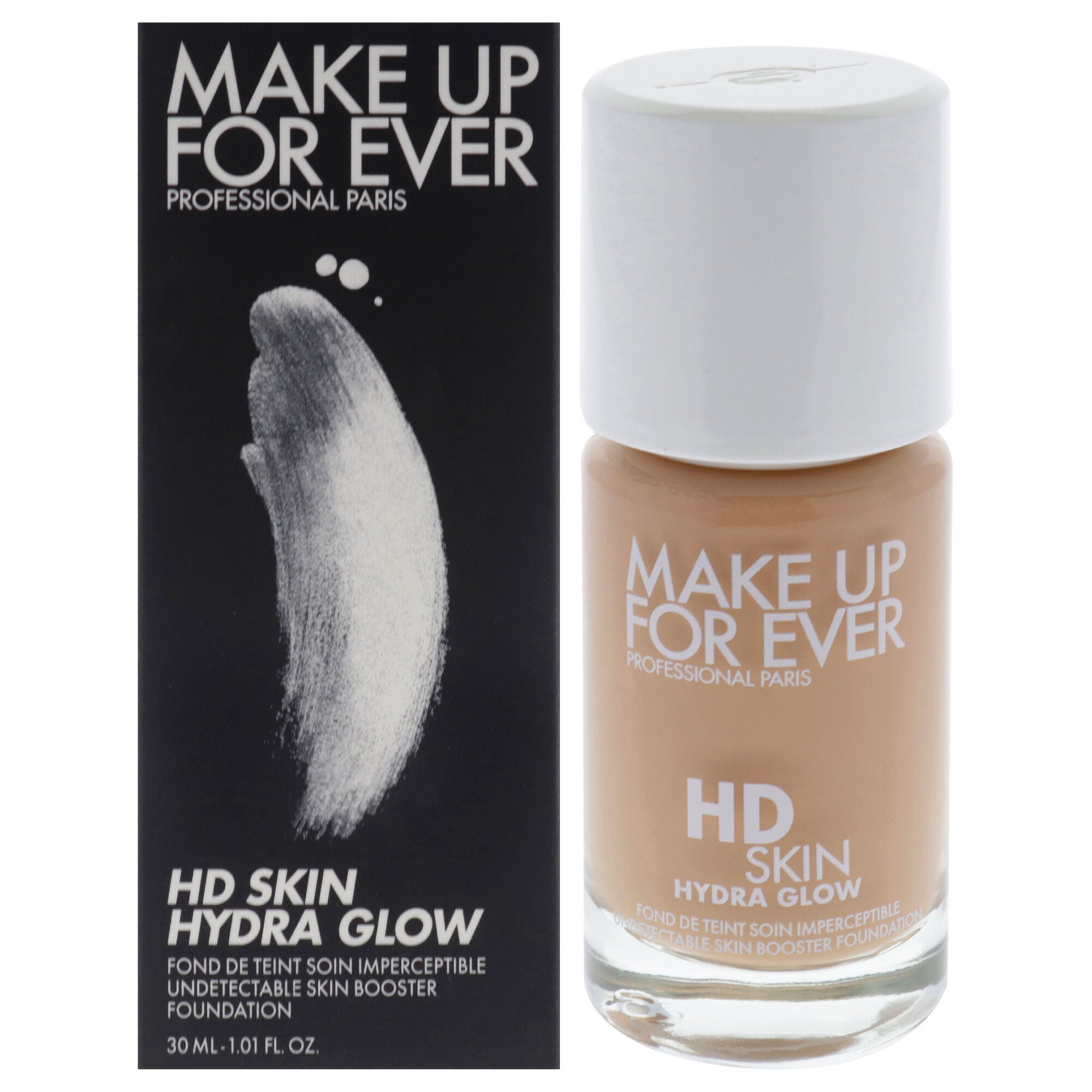 HD Skin Hydra Glow - 2Y36 Warm Honey by Make Up For Ever for Women - 1 oz Foundation, Brown, hi-res image number 0