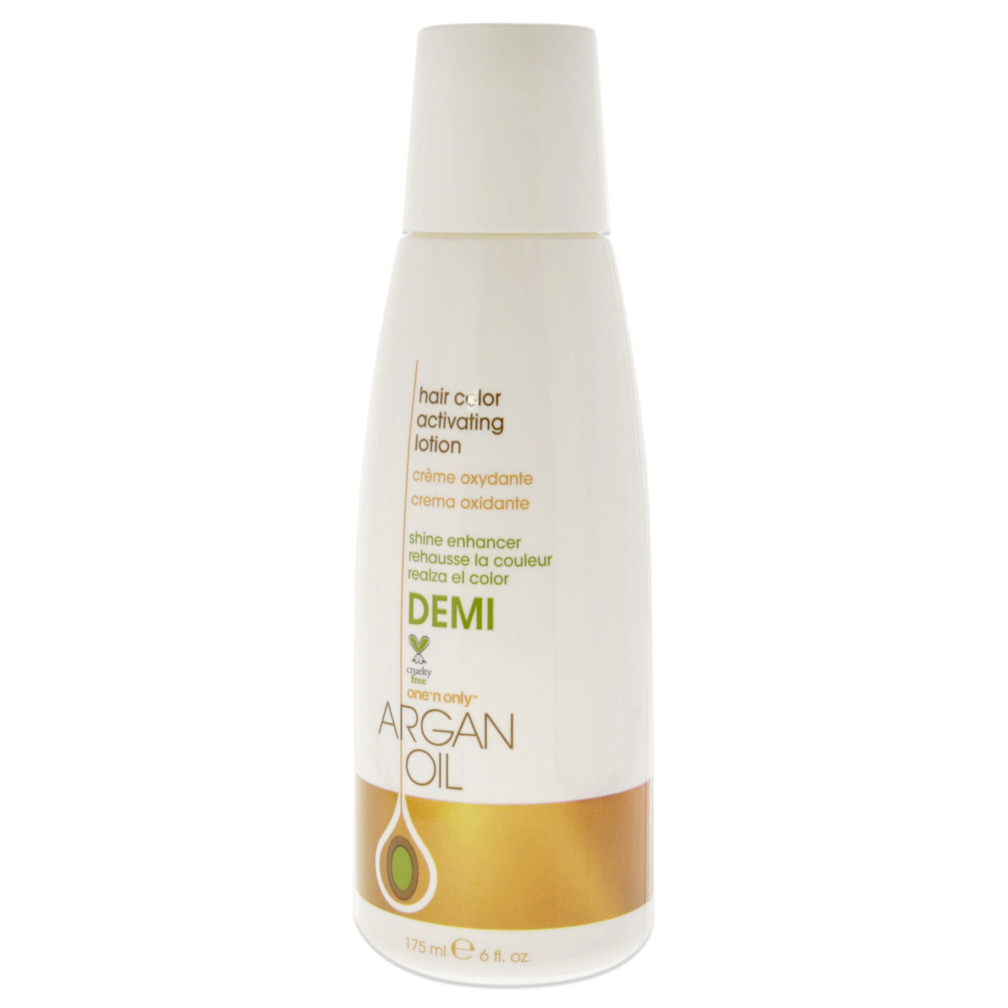 Argan Oil Hair Color Demi Activating Lotion by One n Only for Unisex - 6 oz Lotion, See Description, hi-res image number 0