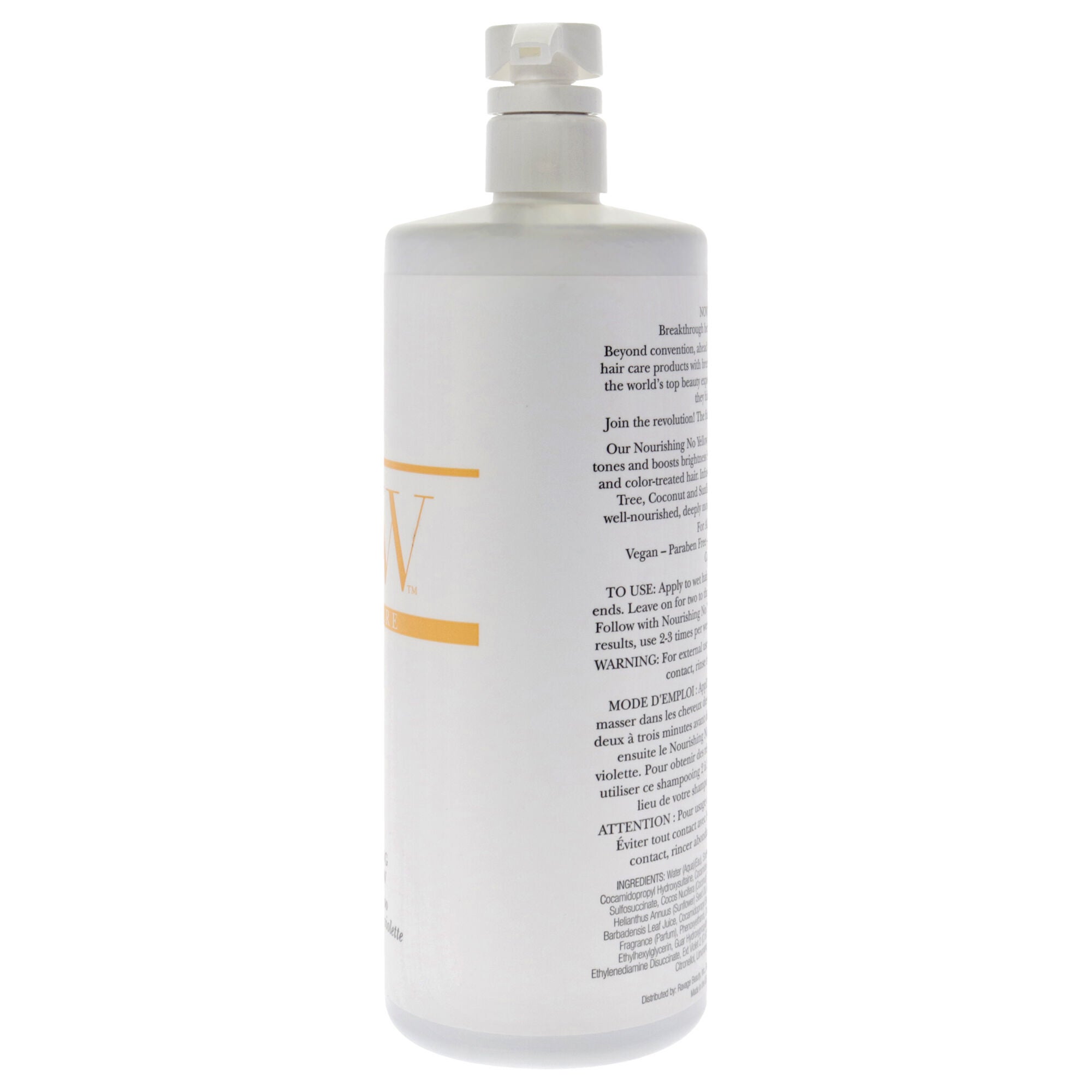 No Yellow Shampoo by NOW Beauty for Unisex - 32 oz Shampoo, See Description, alternate image number 1