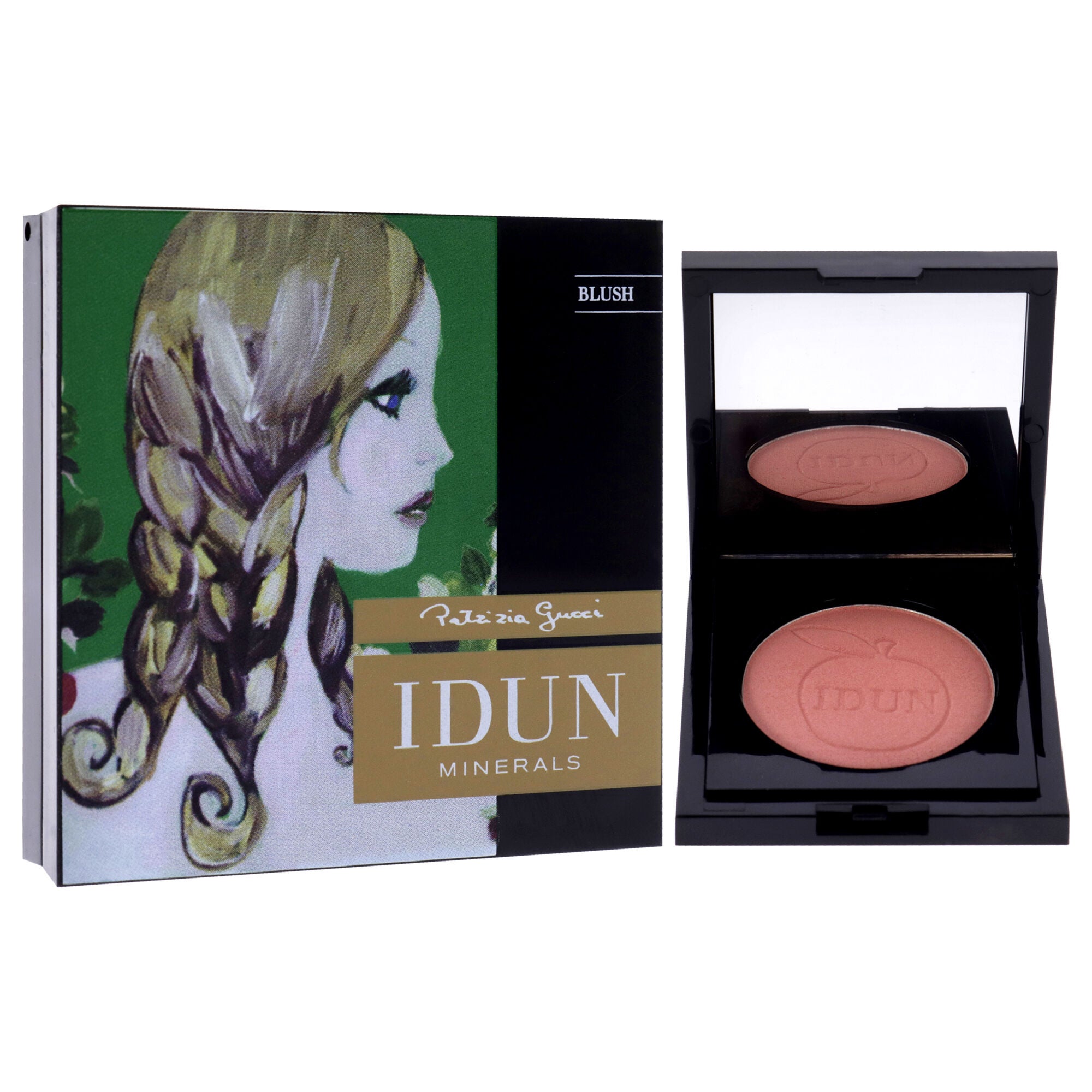 Pressed Mineral Blush - 011 Smultron by Idun Minerals for Women - 0.18 oz Blush, See Description, alternate image number 1