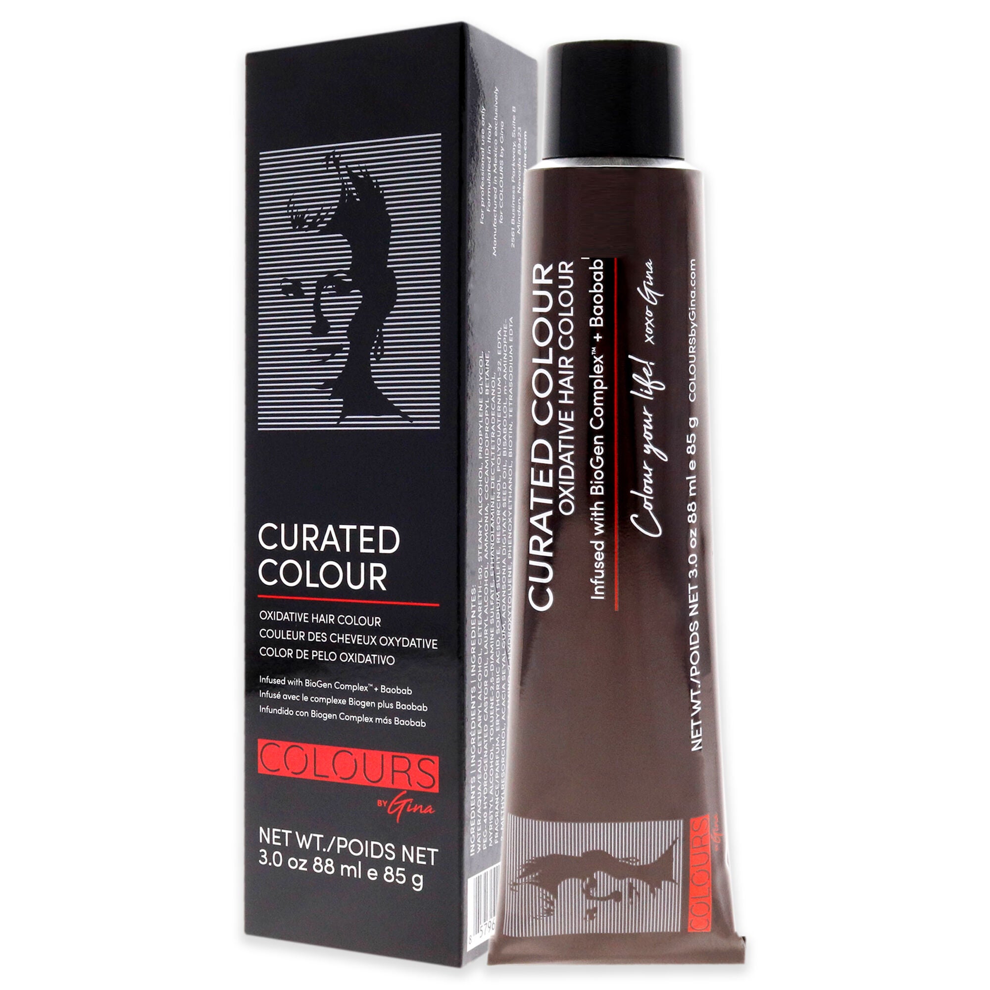 Curated Colour - 6.3-6GV Dark Beige Blonde by Colours By Gina for Unisex - 3 oz Hair Color, See Description, alternate image number 3