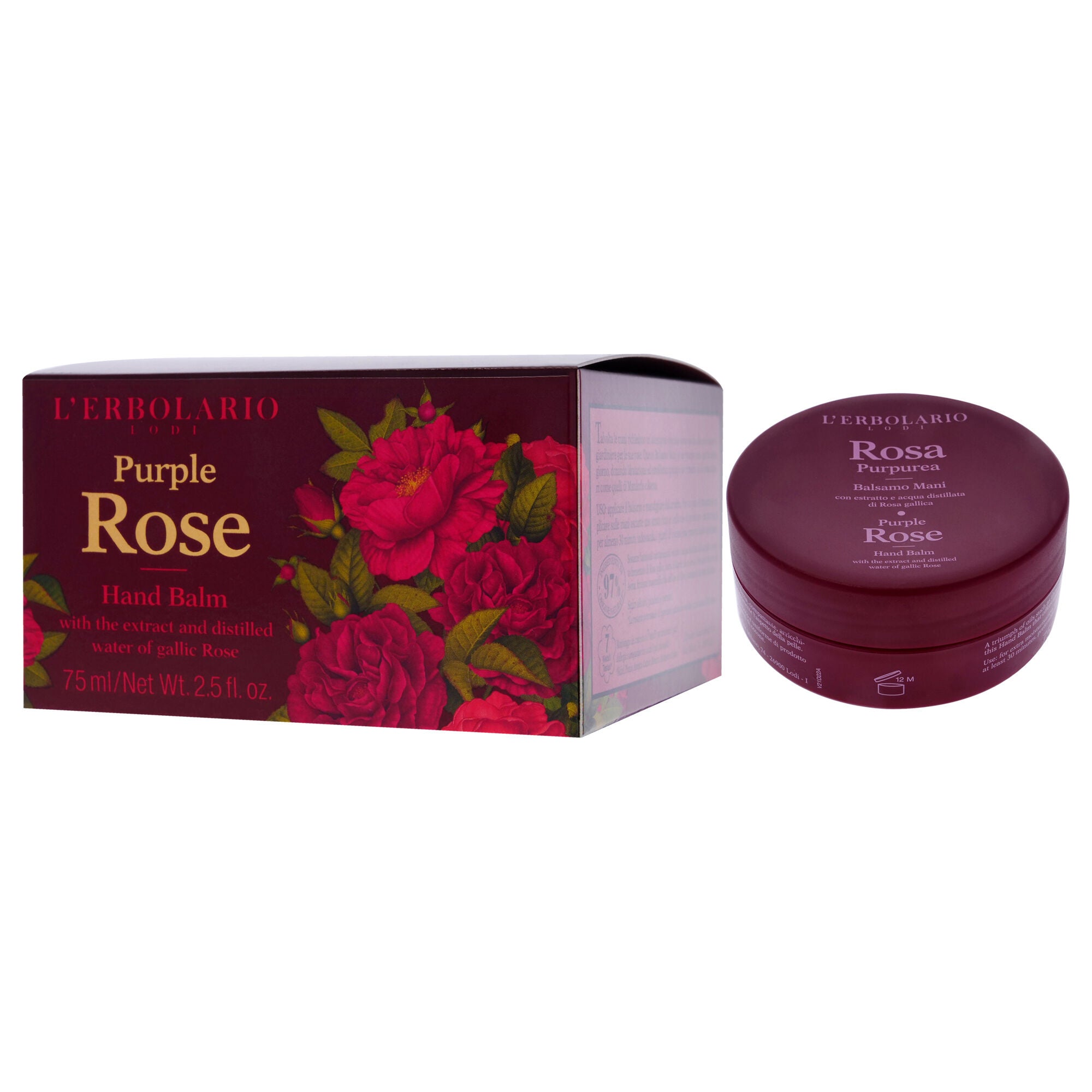 Hand Balm - Purple Rose by LErbolario for Women - 2.5 oz Balm, , alternate image number 7
