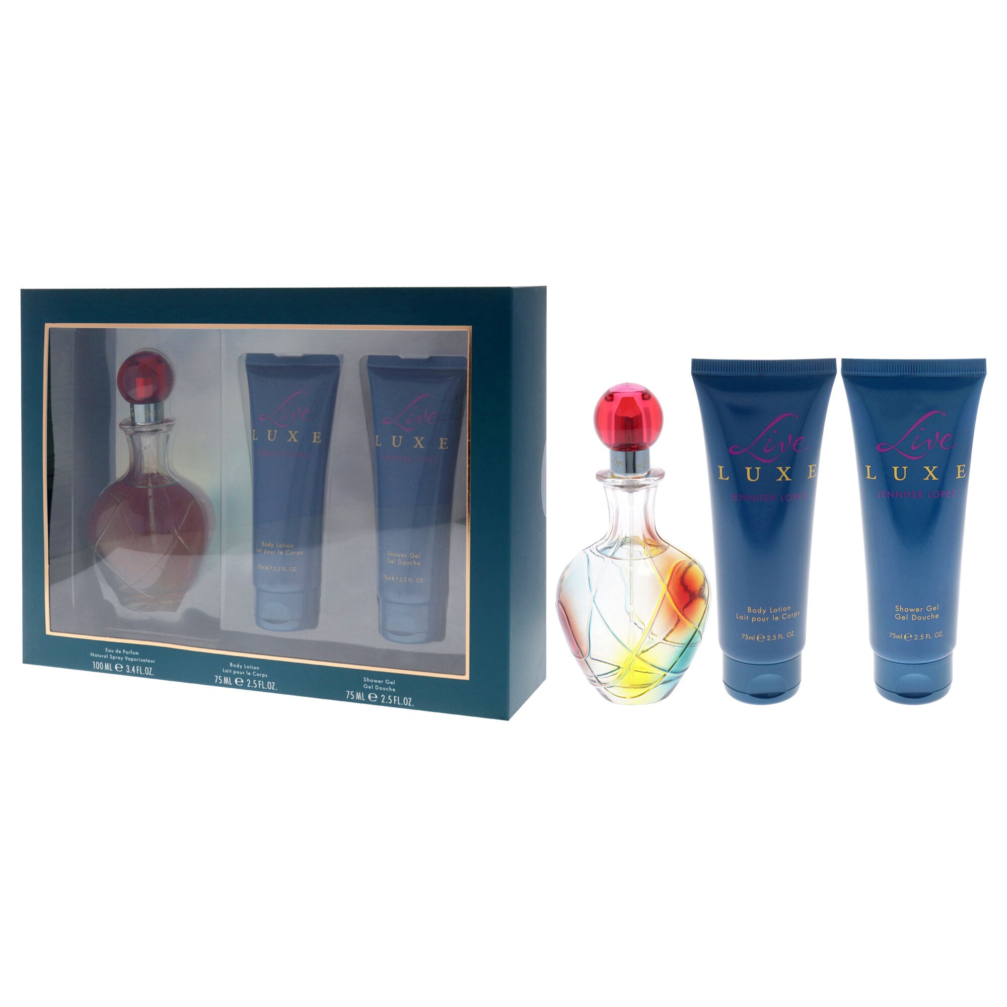 Live Luxe by Jennifer Lopez for Women - 3 Pc Gift Set 3.4oz EDP Spray, 2.5oz Shower Gel, 2.5oz Body Lotion, See Description, alternate image number 3