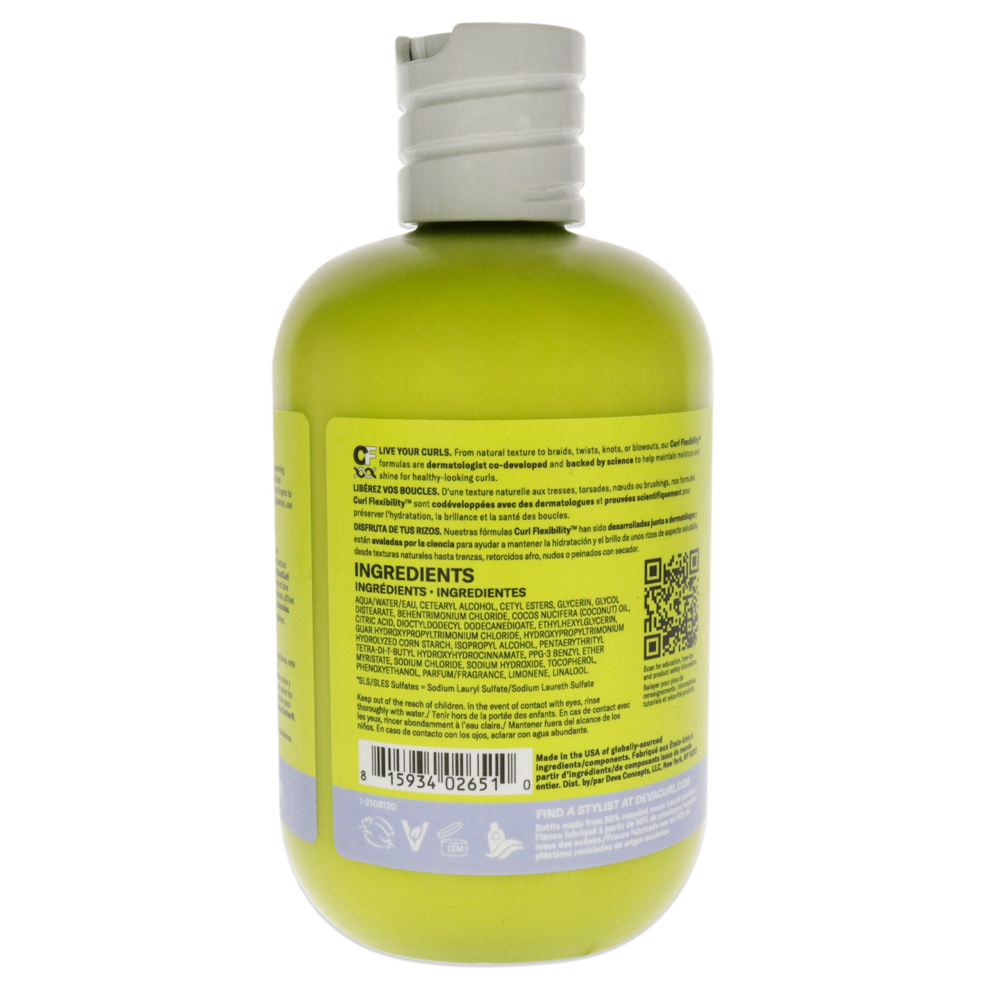 One Condition Original-NP by DevaCurl for Unisex - 12 oz Conditioner, , alternate image number 4