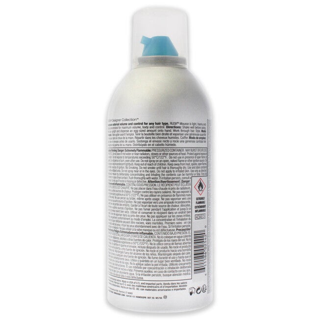 Maximum Volume and Control Mousse by Rusk for Unisex - 8.8 oz Mousse, , alternate image number null