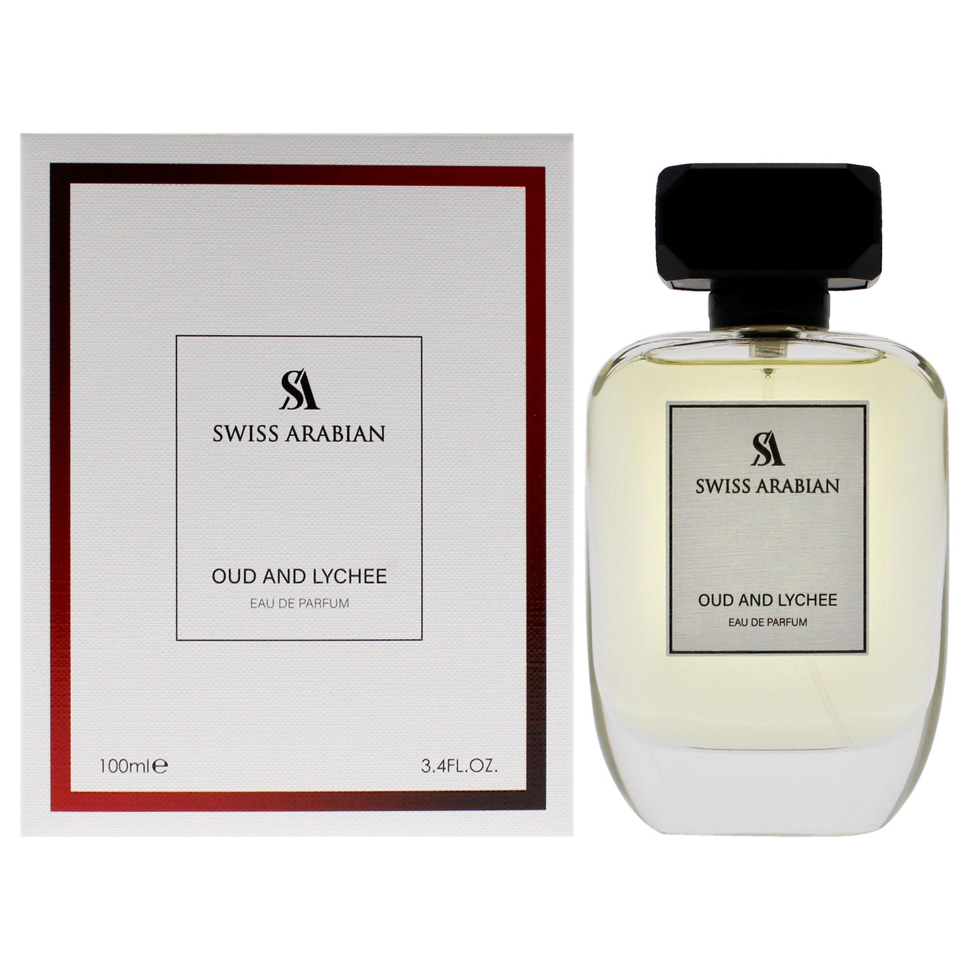 Oud And Lychee by Swiss Arabian for Unisex - 3.4 oz EDP Spray, See Description, hi-res image number 0