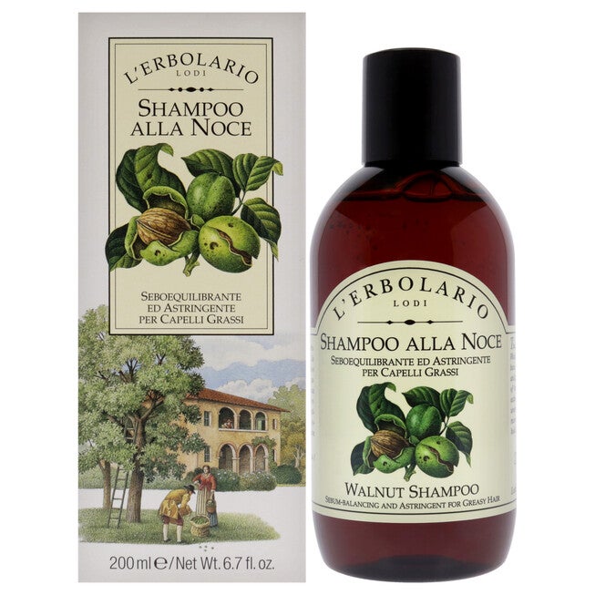 Shampoo - Walnut by LErbolario for Unisex - 6.7 oz Shampoo, NA, hi-res image number null