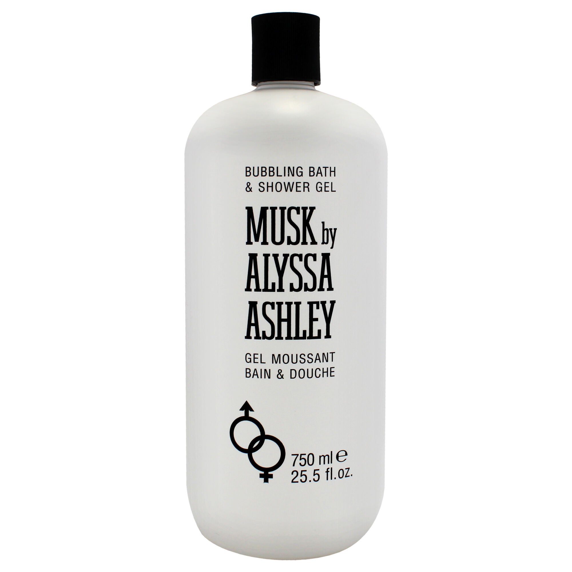 Musk Bubbling Bath and Shower Gel by Alyssa Ashley for Unisex - 25.5 oz Shower Gel, See Description, hi-res image number 0