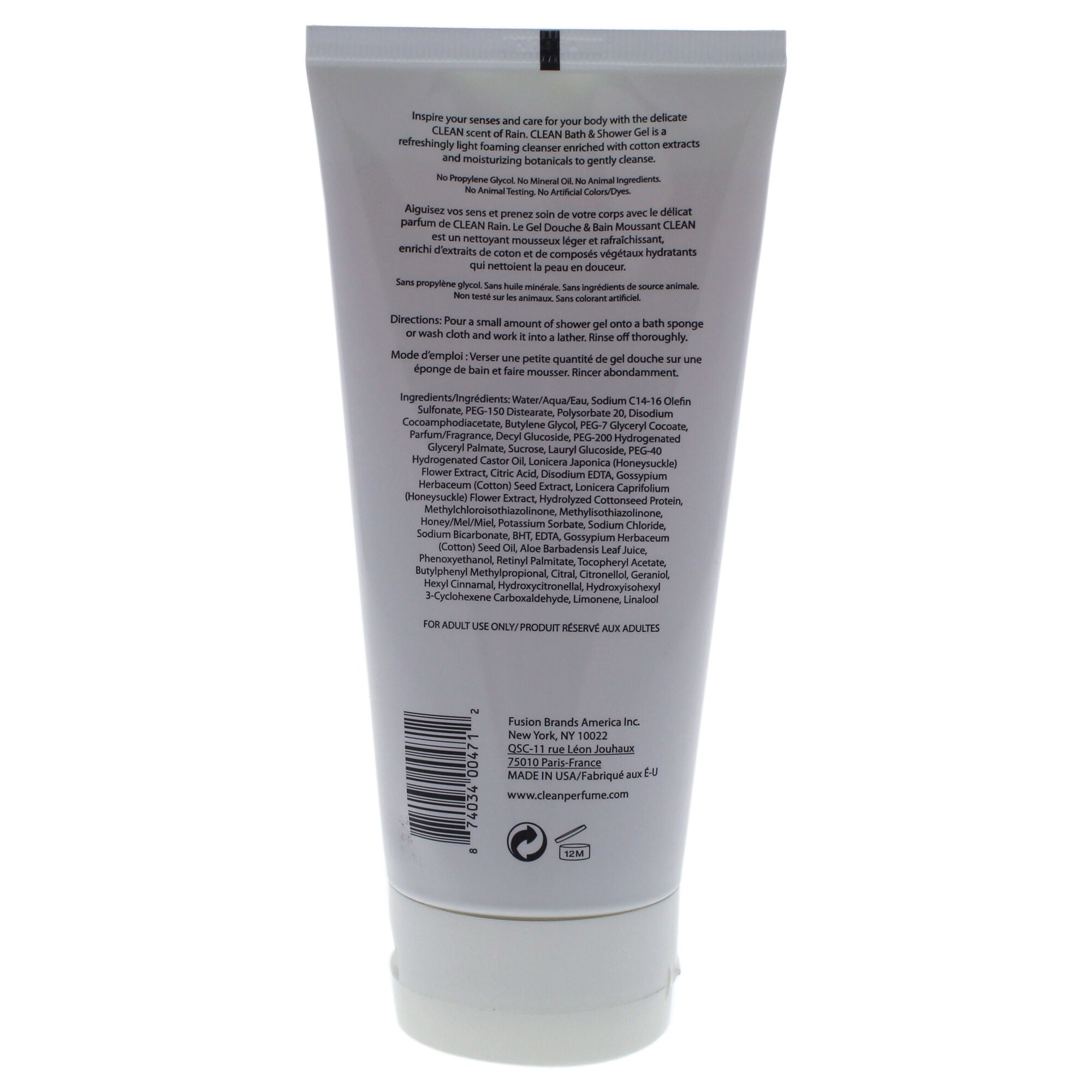 Clean Rain Bath and Shower Gel by Clean for Women - 6 oz Shower Gel, See Description, alternate image number 2